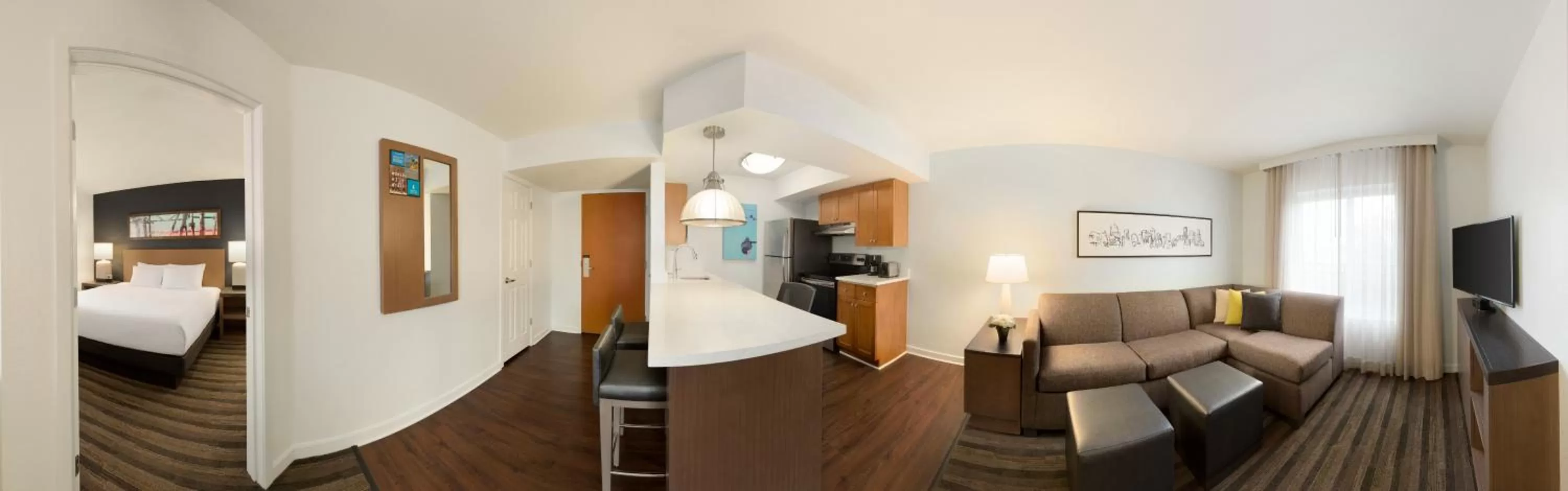 One-Bedroom Suite with Two Double Beds in Hyatt House Miami Airport