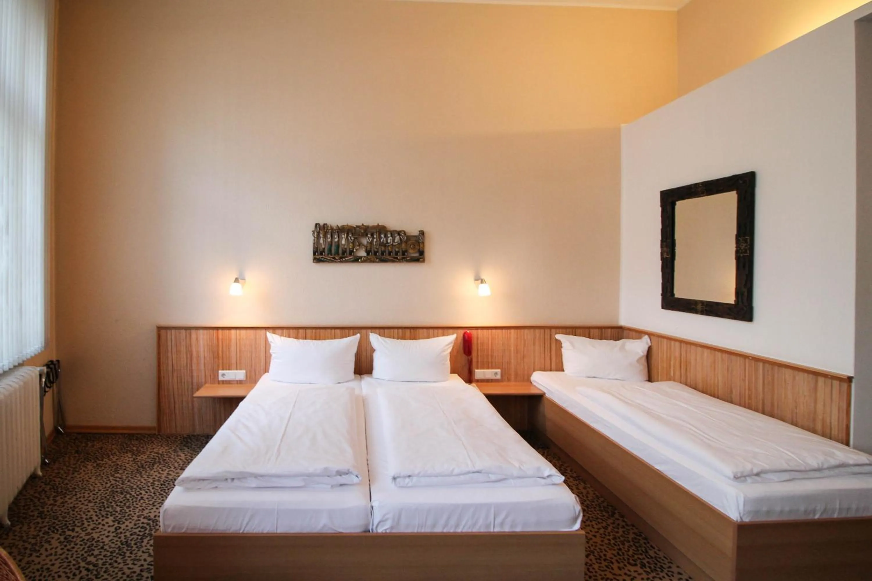 Bedroom, Bed in Hotel Sachsenhof