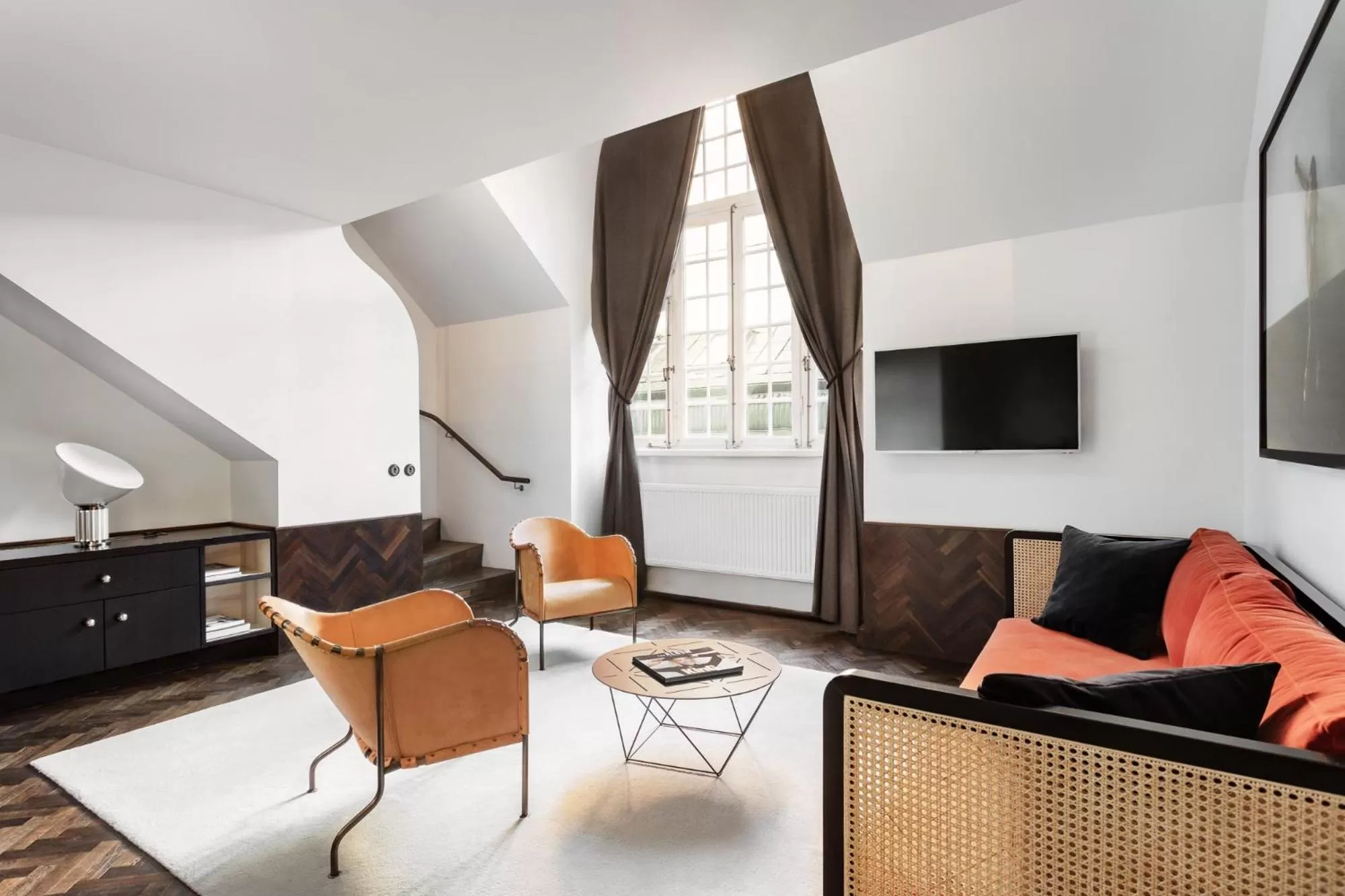 Living room in Miss Clara by Nobis, Stockholm, a Member of Design Hotels