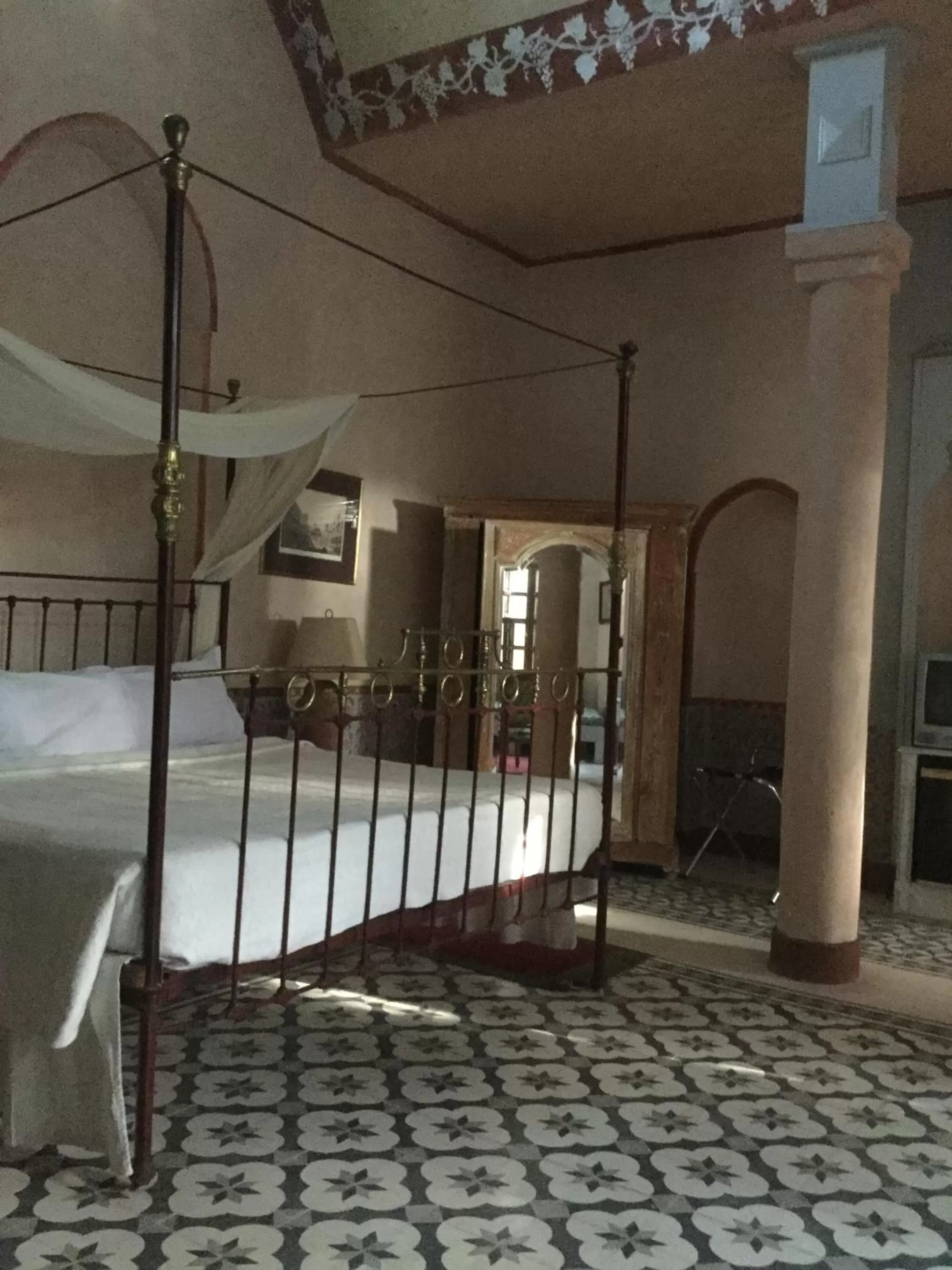 Bedroom, Bed in Al Moudira Hotel