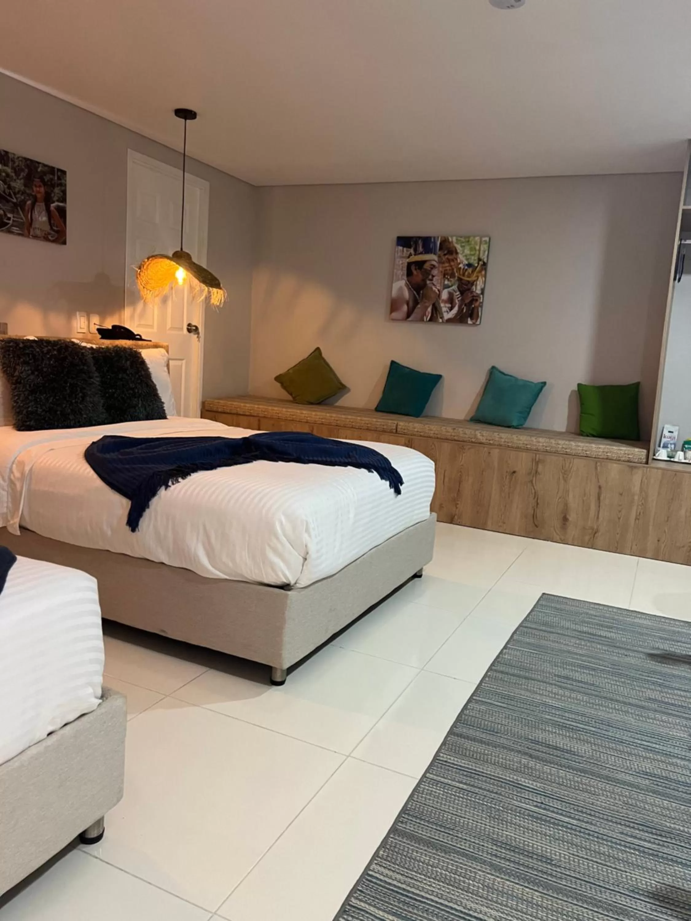 Bed in Hotel Boutique Casa chunuu Santa Marta