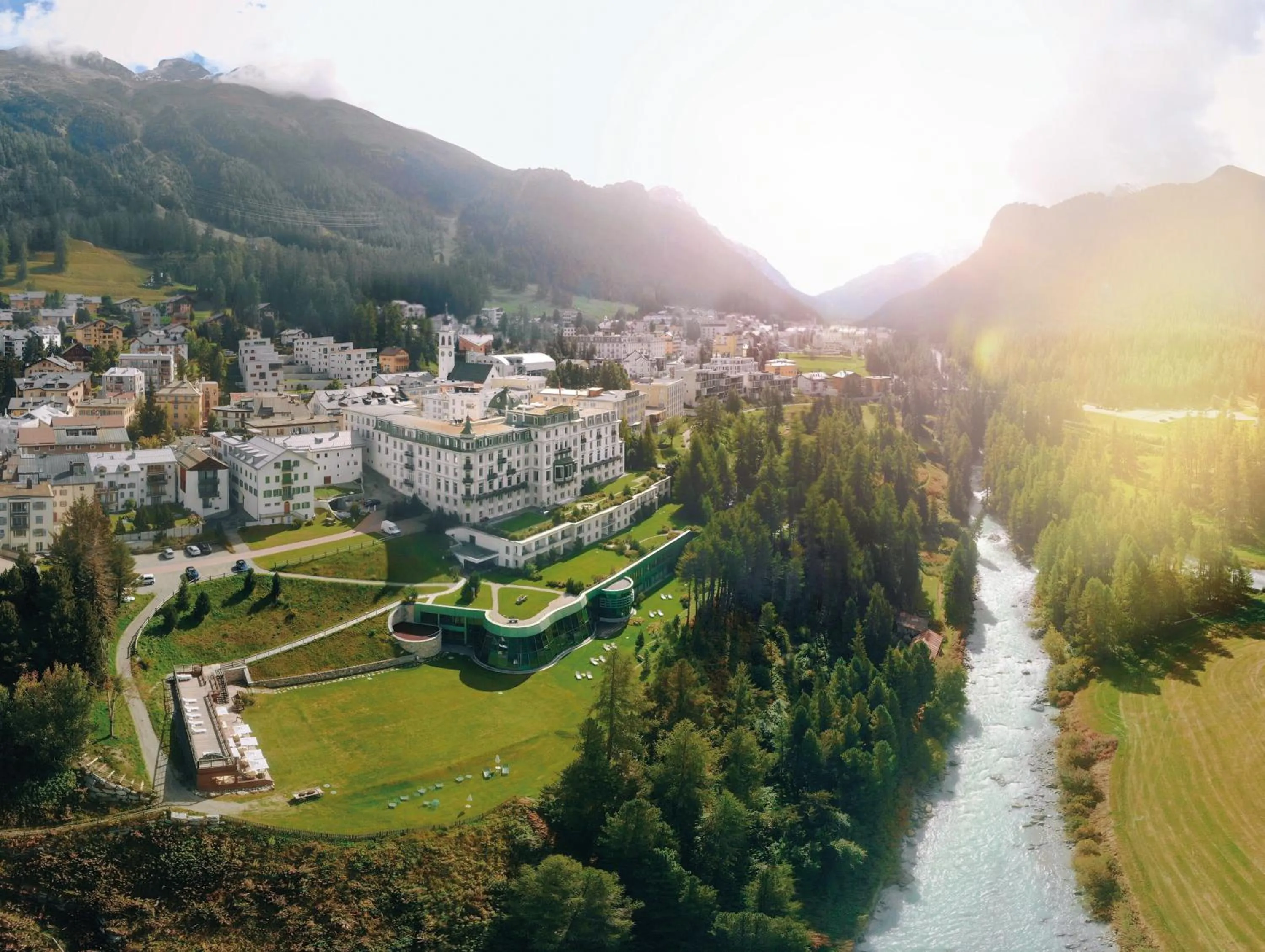Property building in Grand Hotel Kronenhof