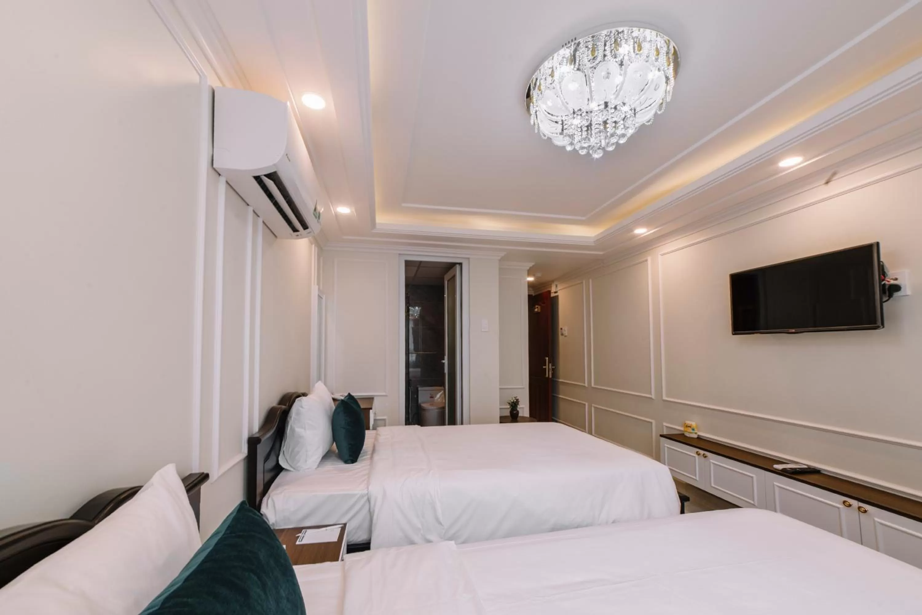 Bed in Saigon Hanoi Central Hotel