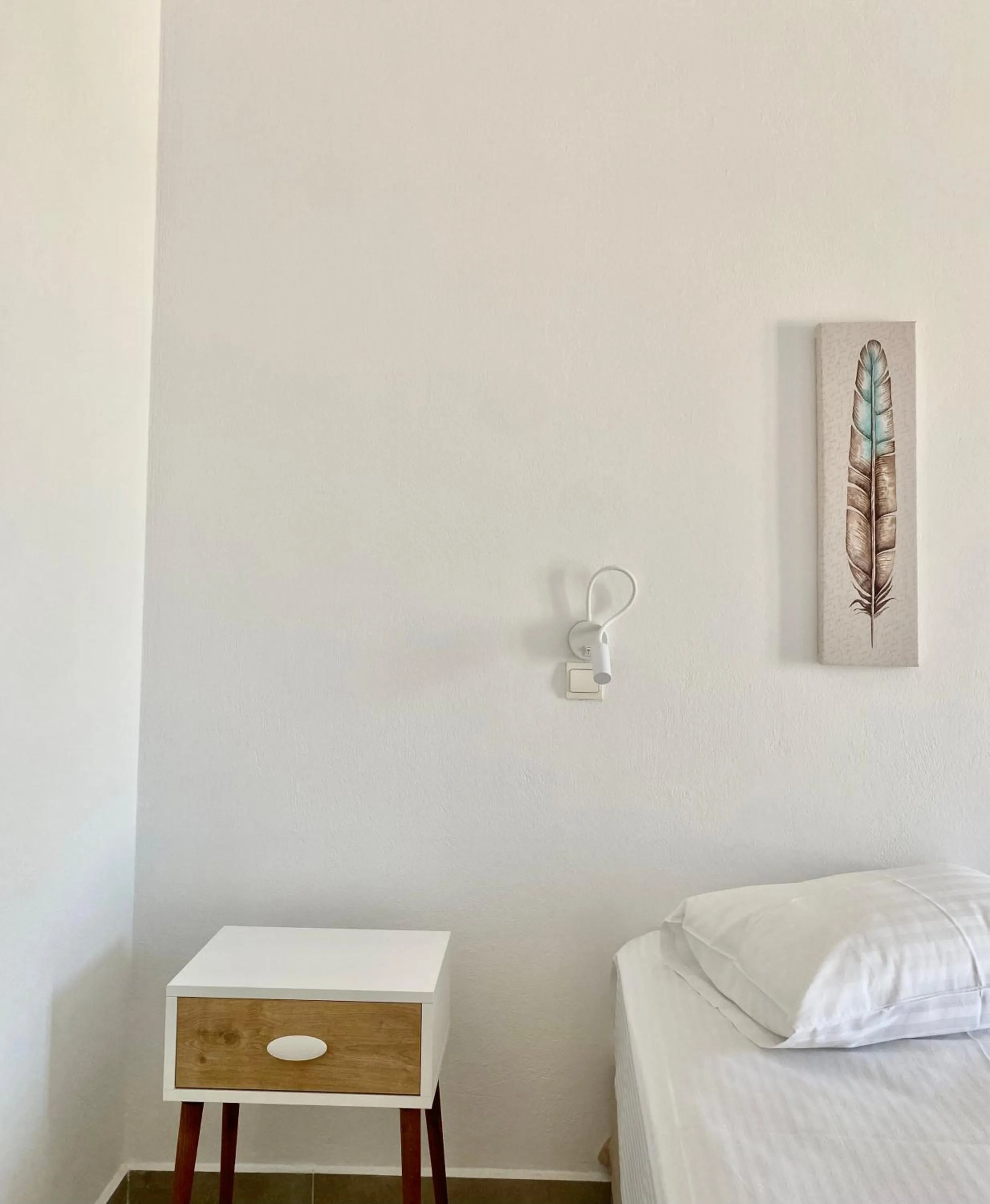 Decorative detail, Bed in Fikas Hotel