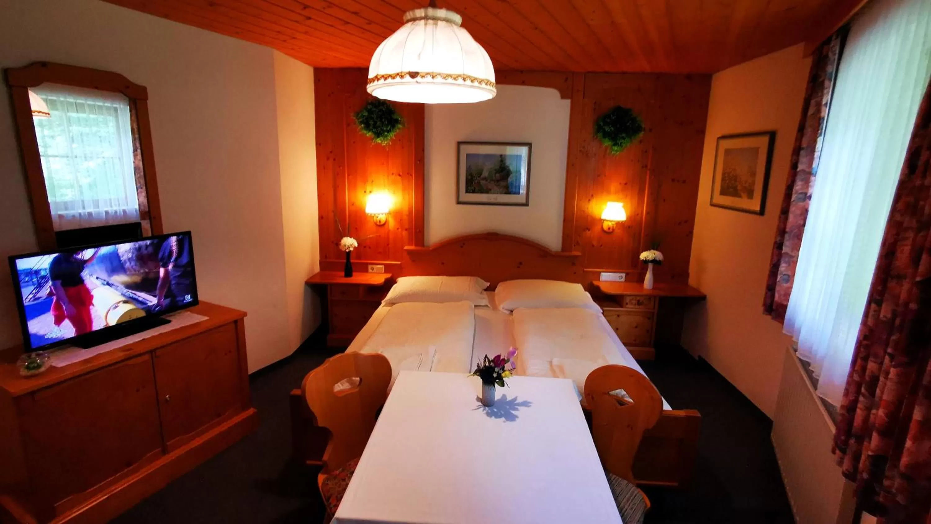 Bed in Gasthof Geronimo