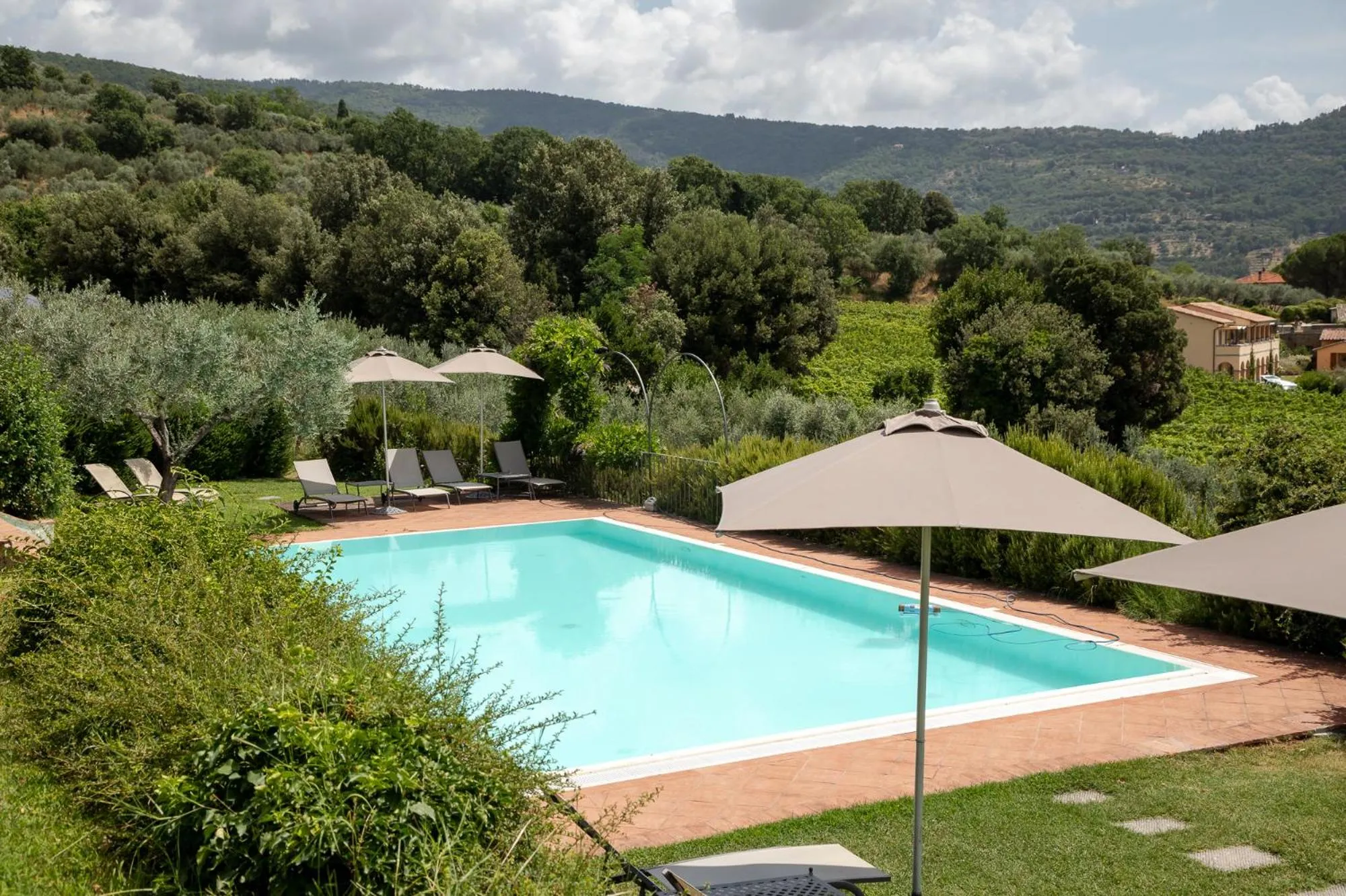 Swimming pool in Il Falconiere Relais & Spa