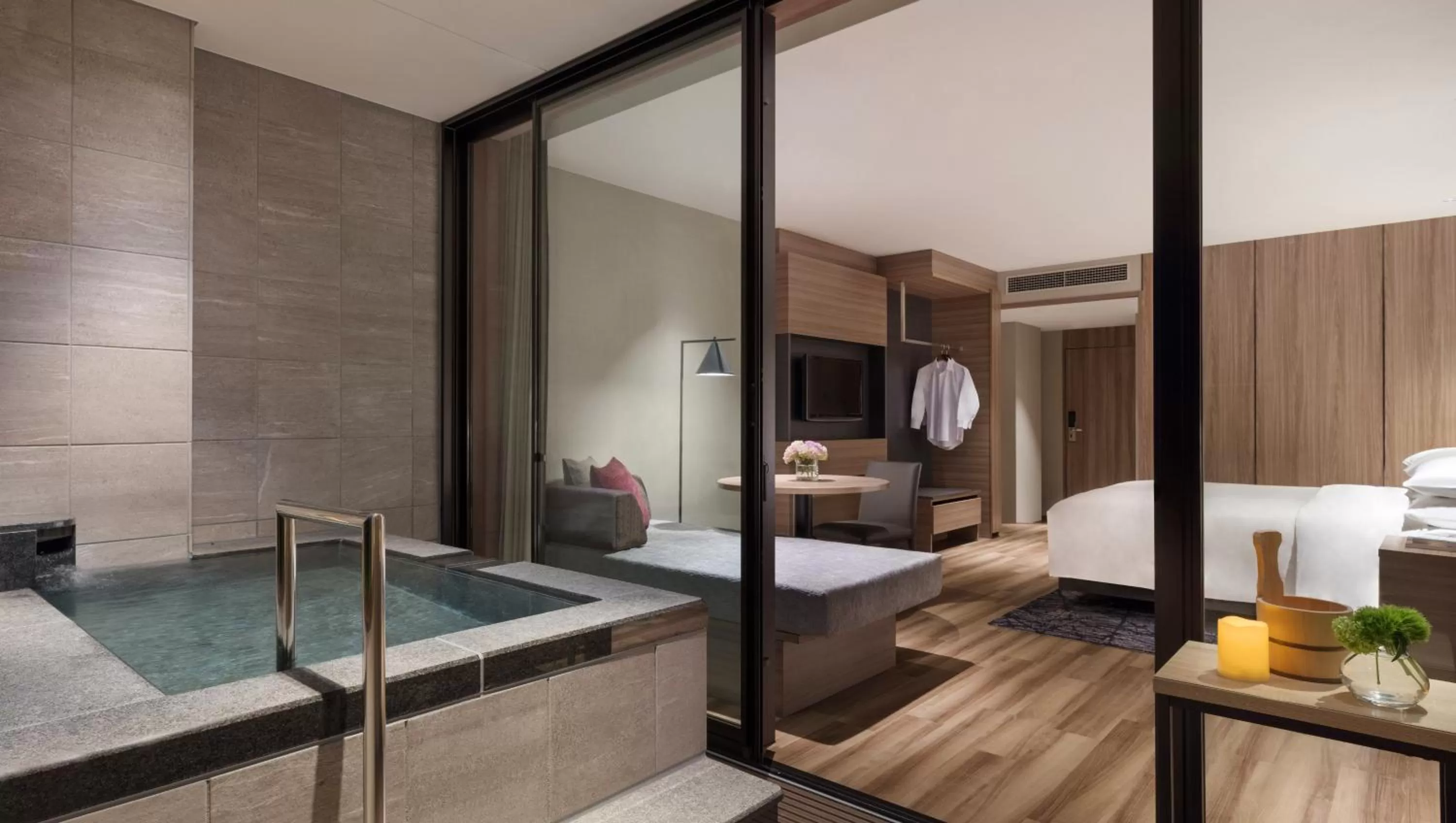 Photo of the whole room, Bed in Izu Marriott Hotel Shuzenji