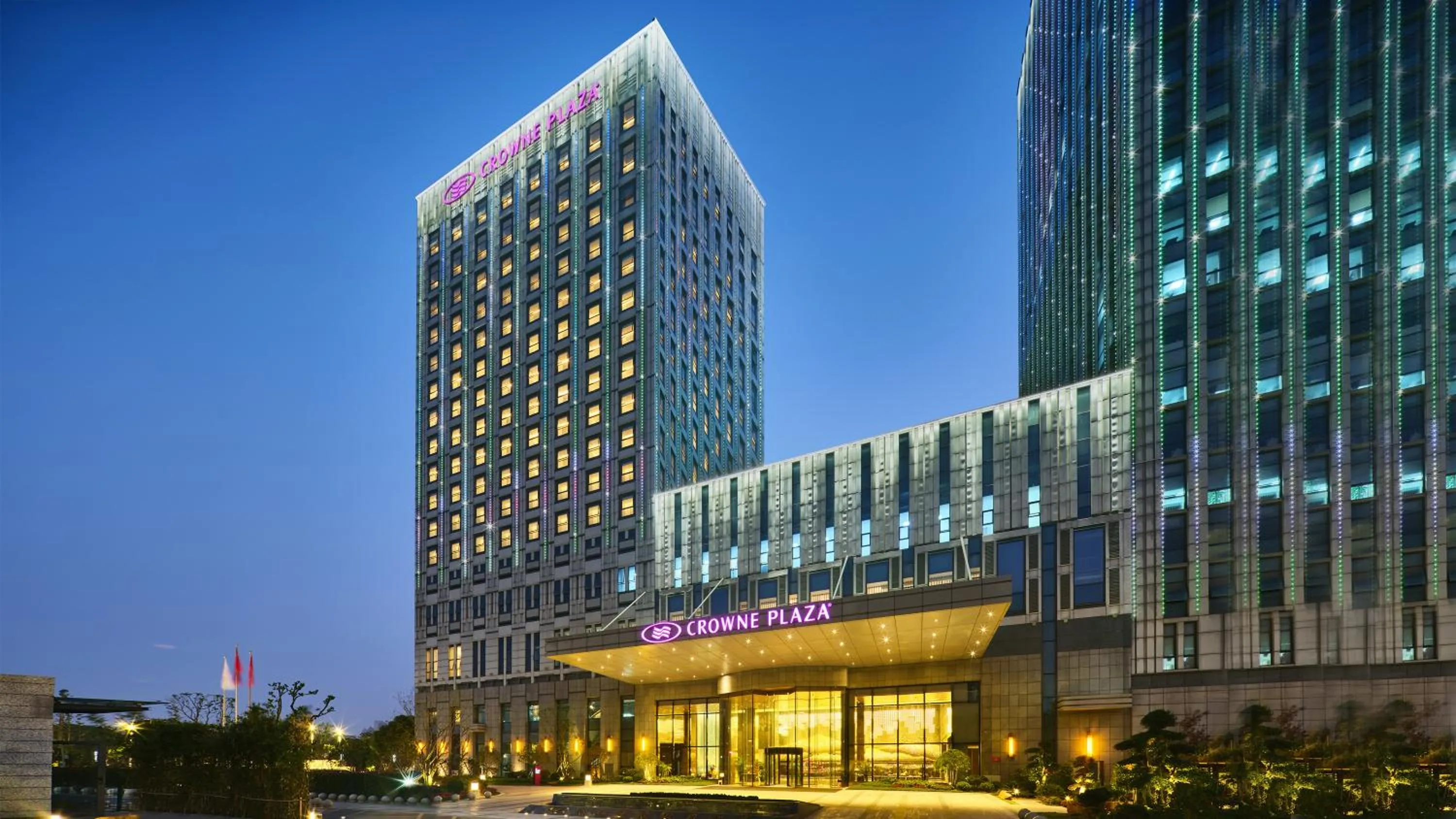 Property building in Crowne Plaza Wuhan Development Zone by IHG