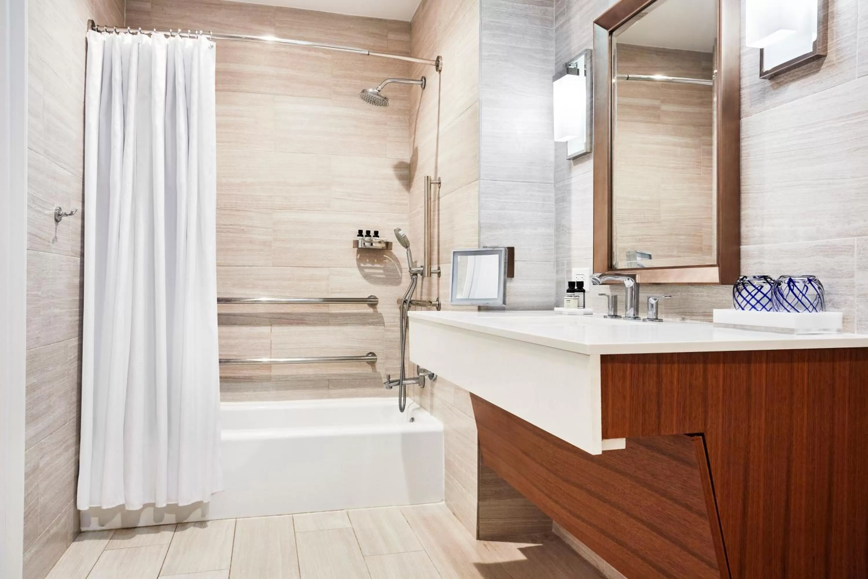 Shower in Fairmont El San Juan Hotel