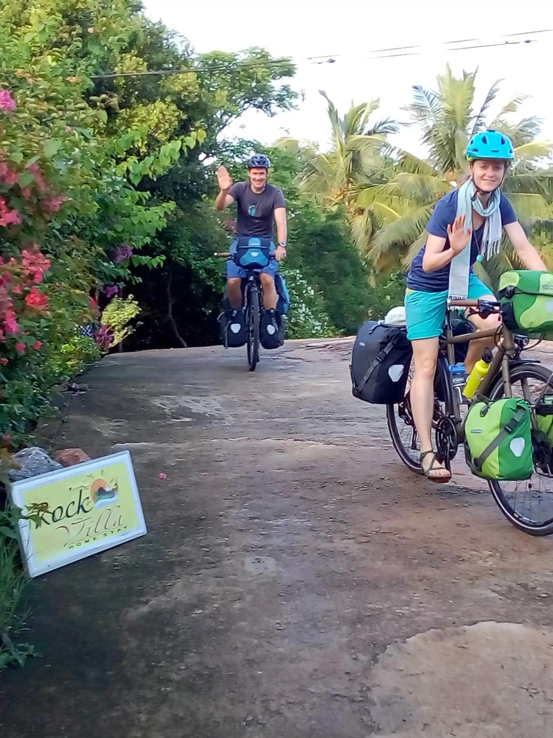 Biking in Rockvilla homestay and BNB