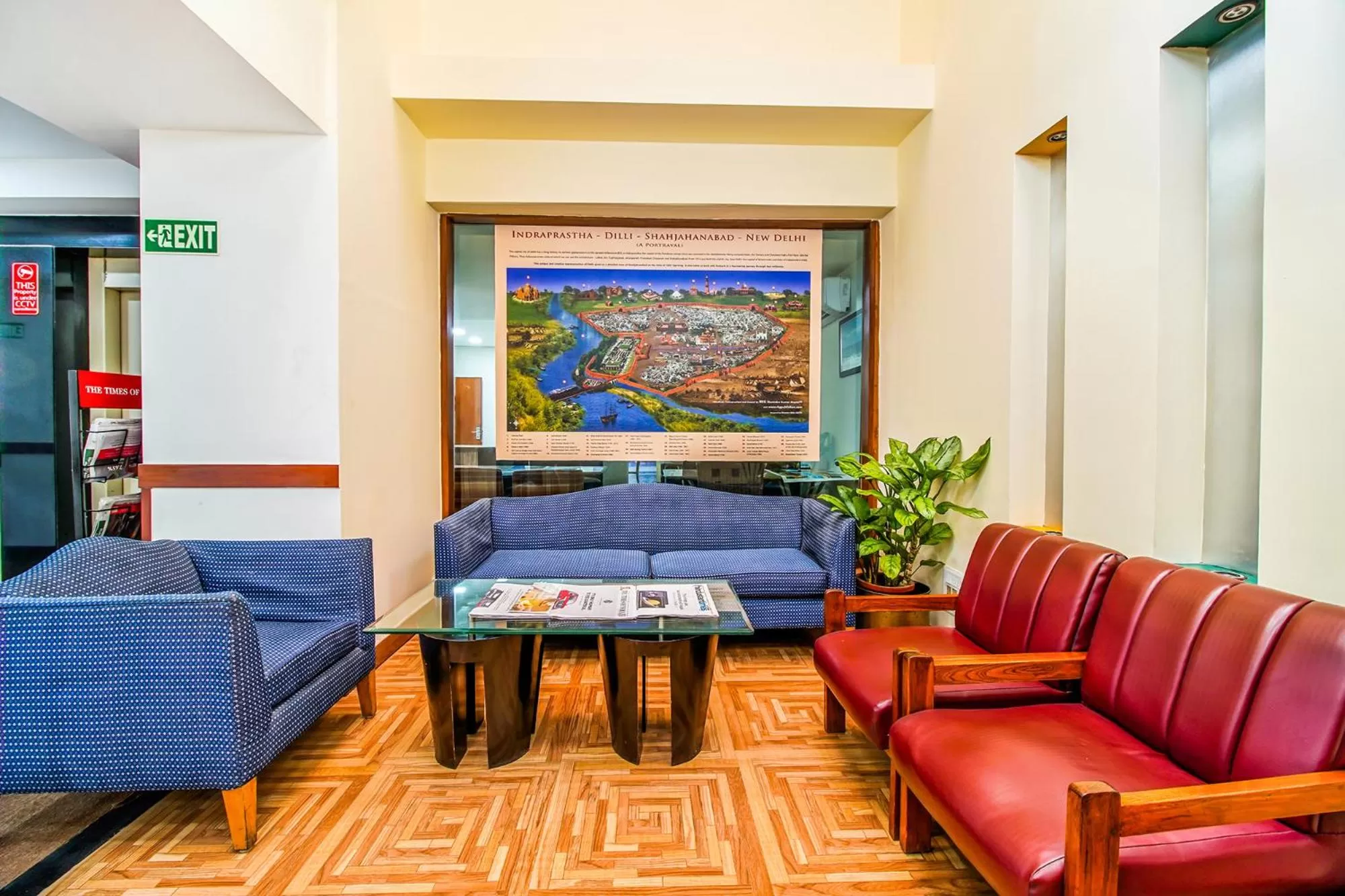 Seating area in FabHotel F9 NFC