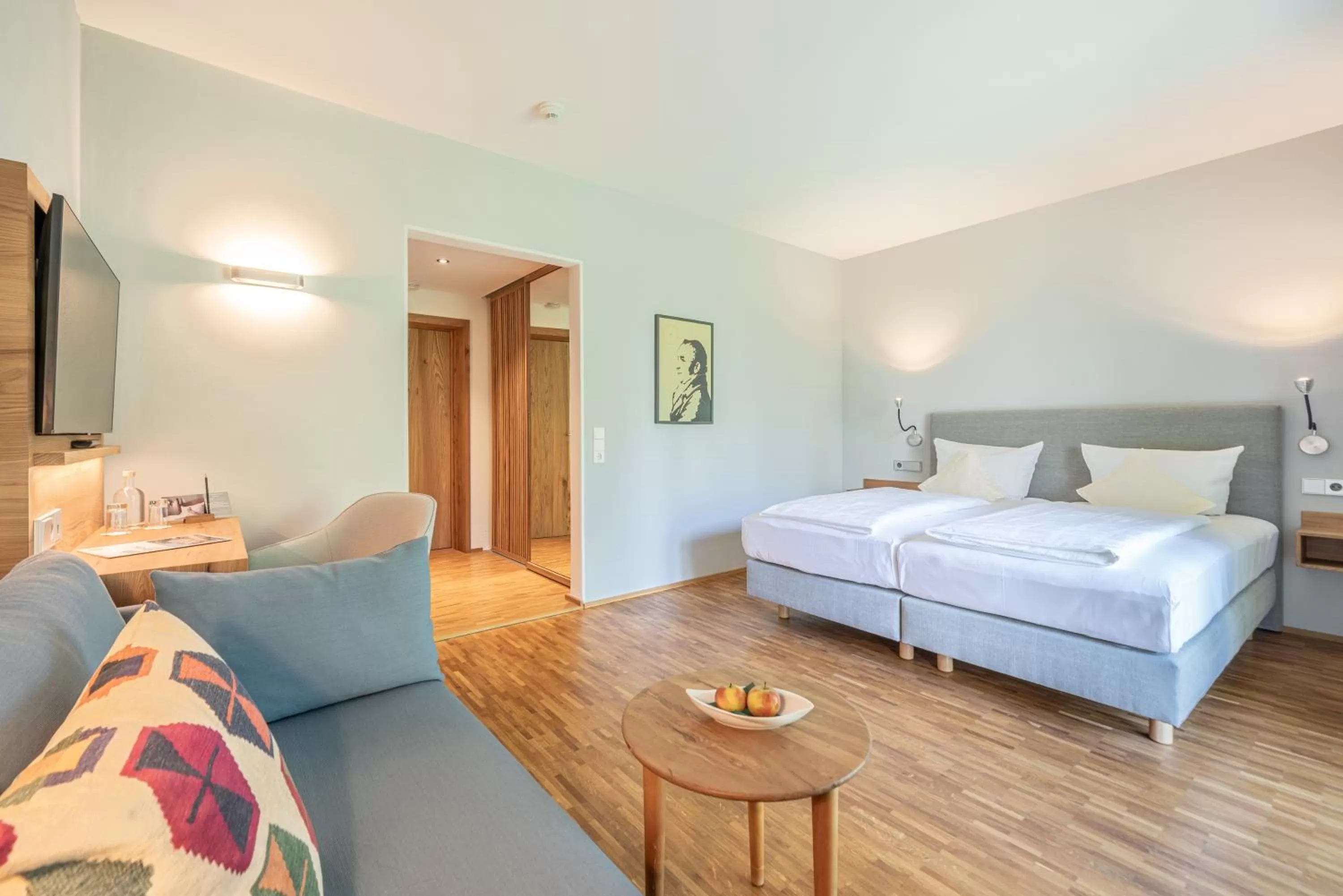 Photo of the whole room, Bed in Genusshotel Alte Post