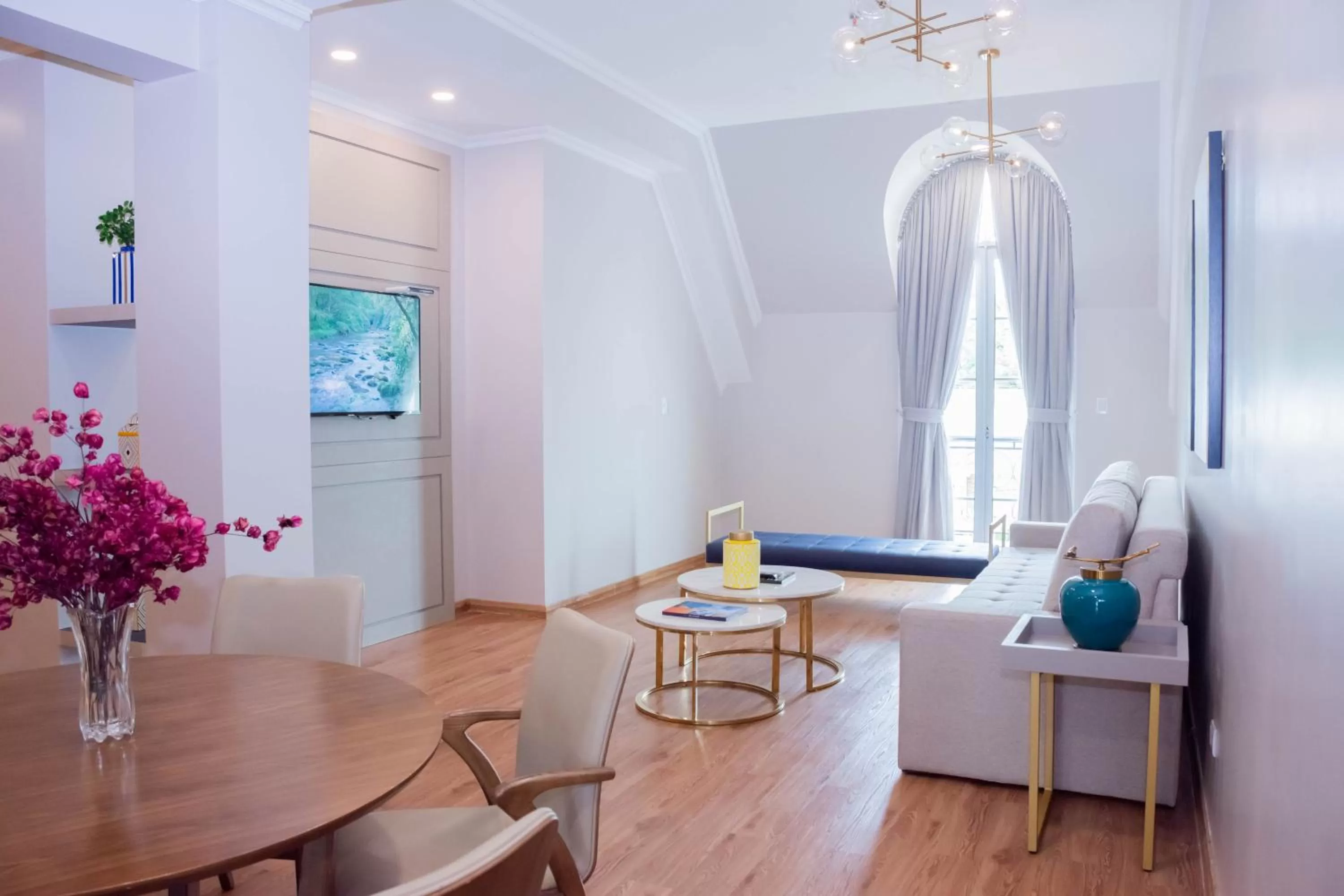 Living room in Bisinii Boutique Hotel