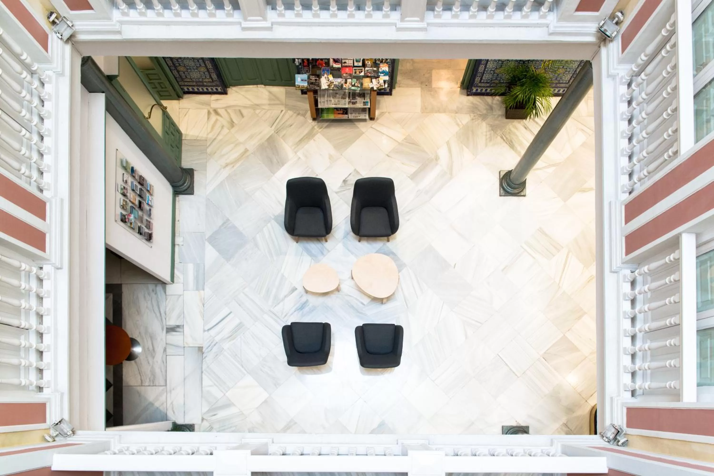 Lobby or reception in Hotel Inglaterra