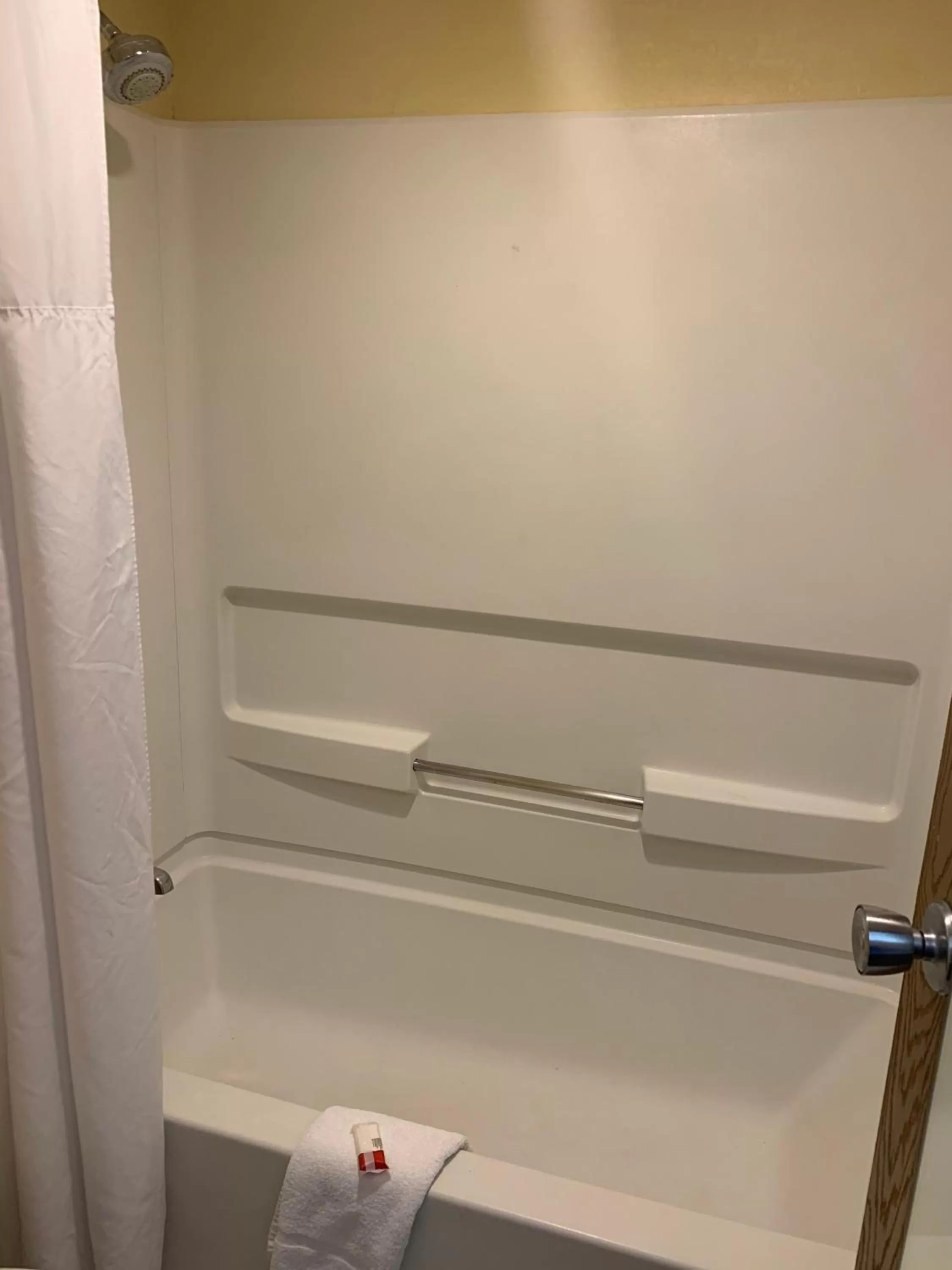 Bathroom in Days Inn by Wyndham Rockford I-90 Walking Distance to Casino