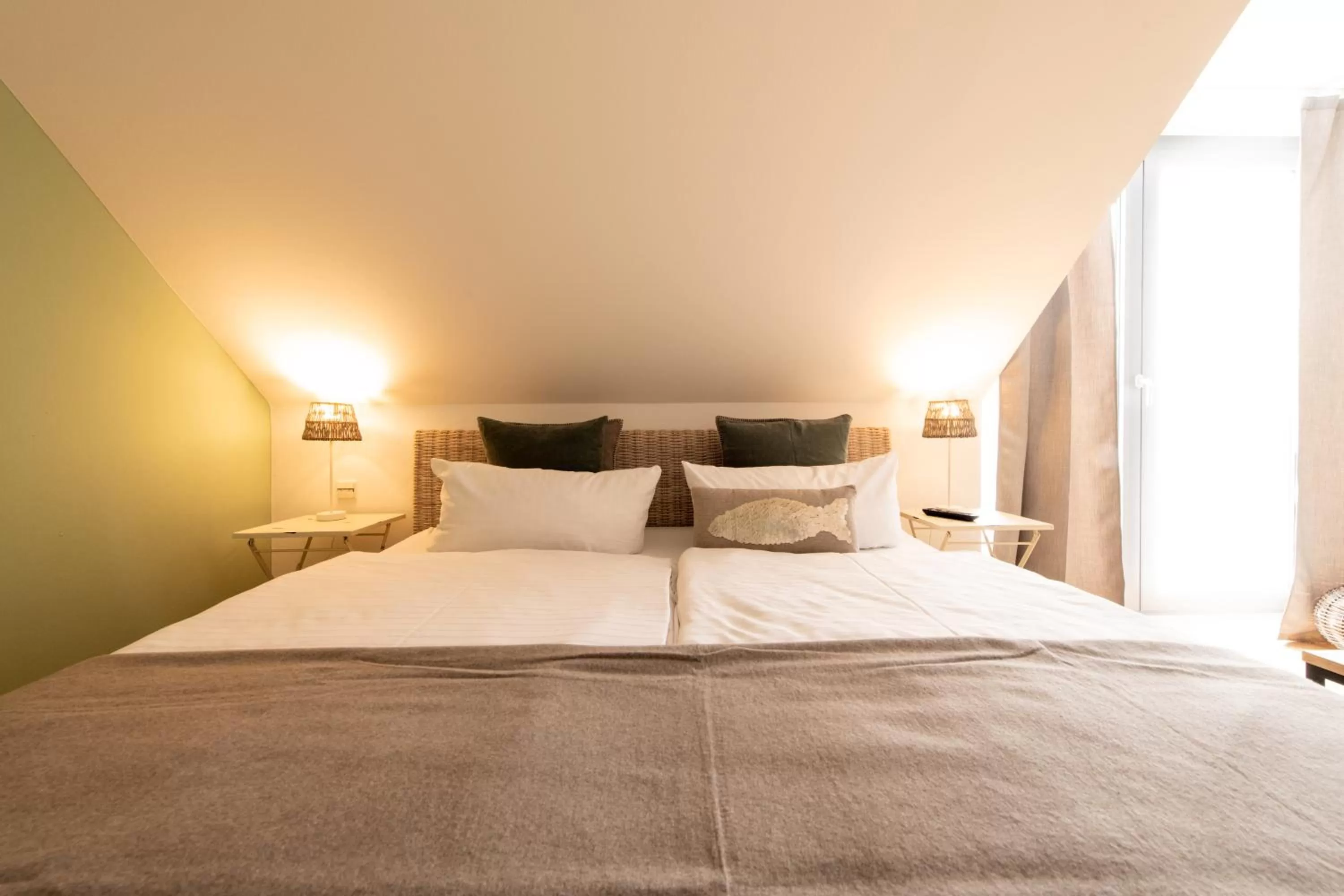 Bed in Ko´Ono Hotel