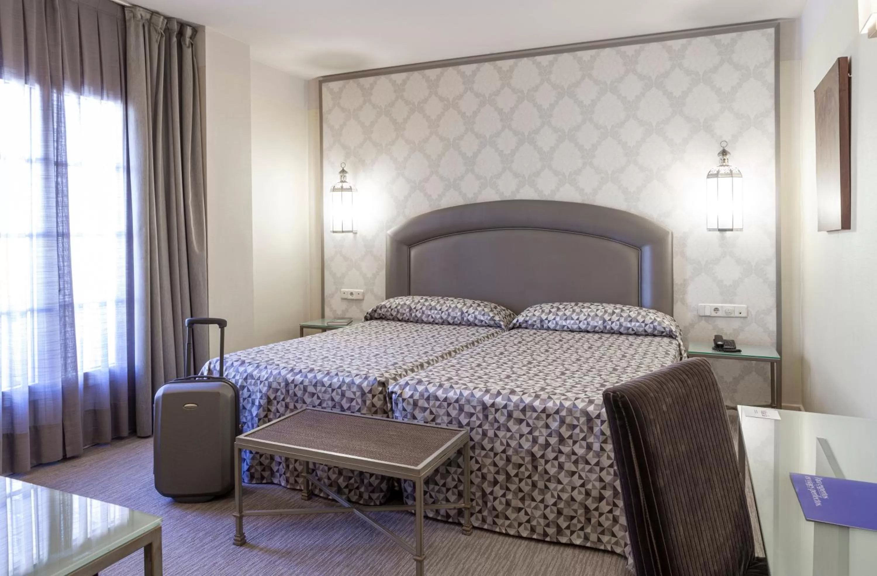 Photo of the whole room, Bed in Hotel Macià Alfaros