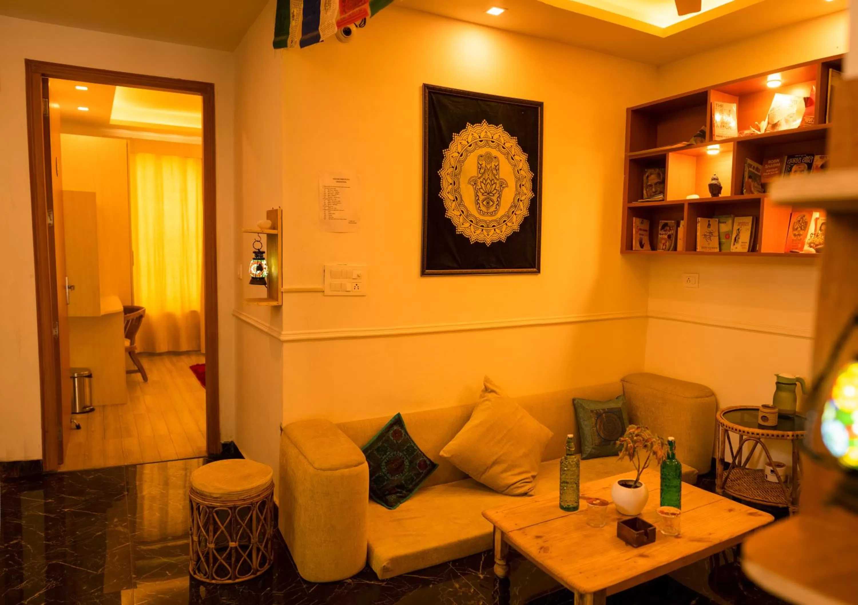 Living room in Hotel The Moksham