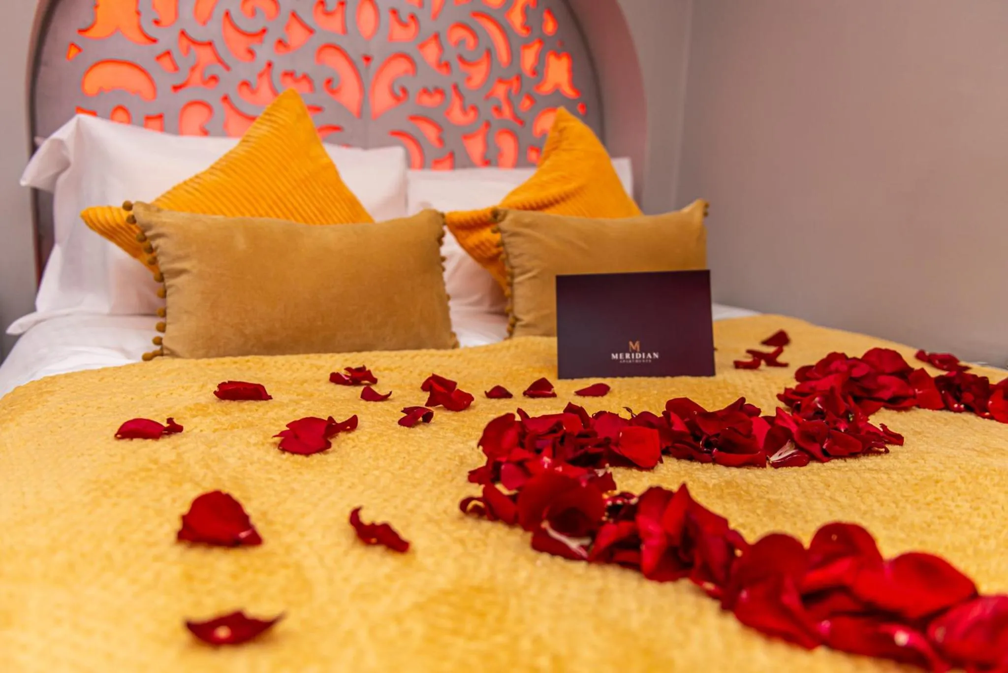 Bed in Meridian Serviced Apartments