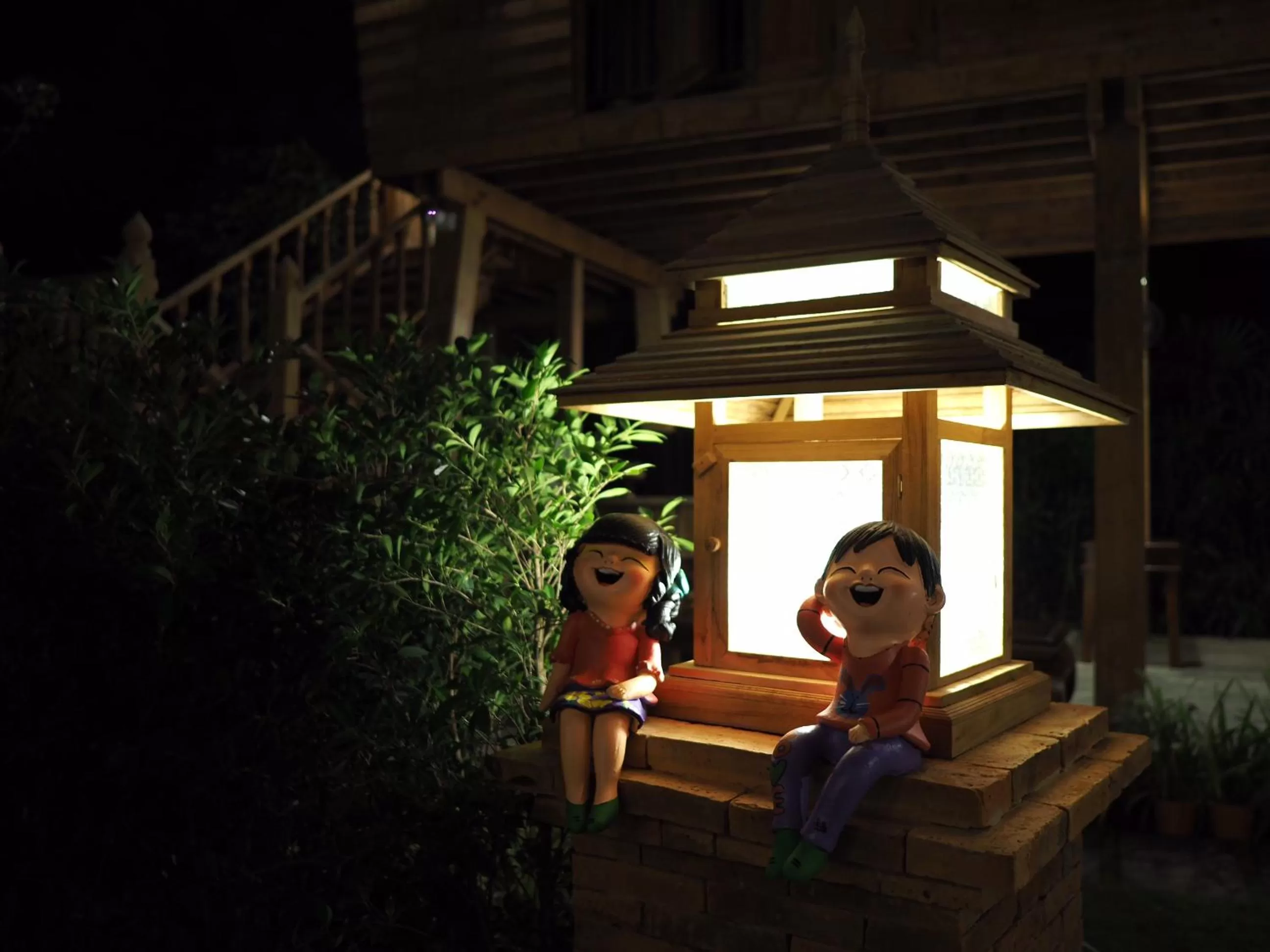 Decorative detail in Amata Lanna Village อมตะล้านนาวิลเลจ