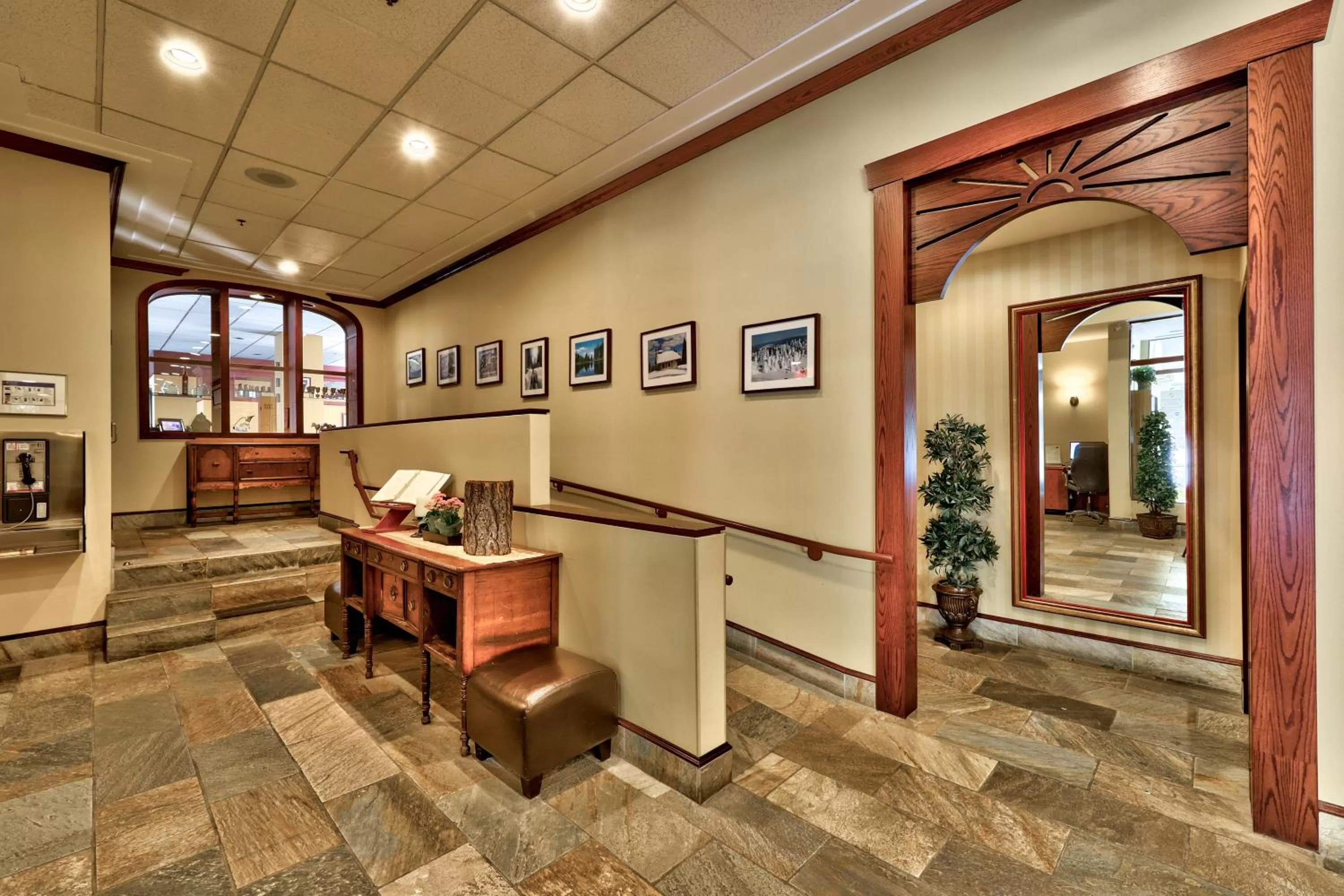Lobby or reception in Sun Peaks Lodge