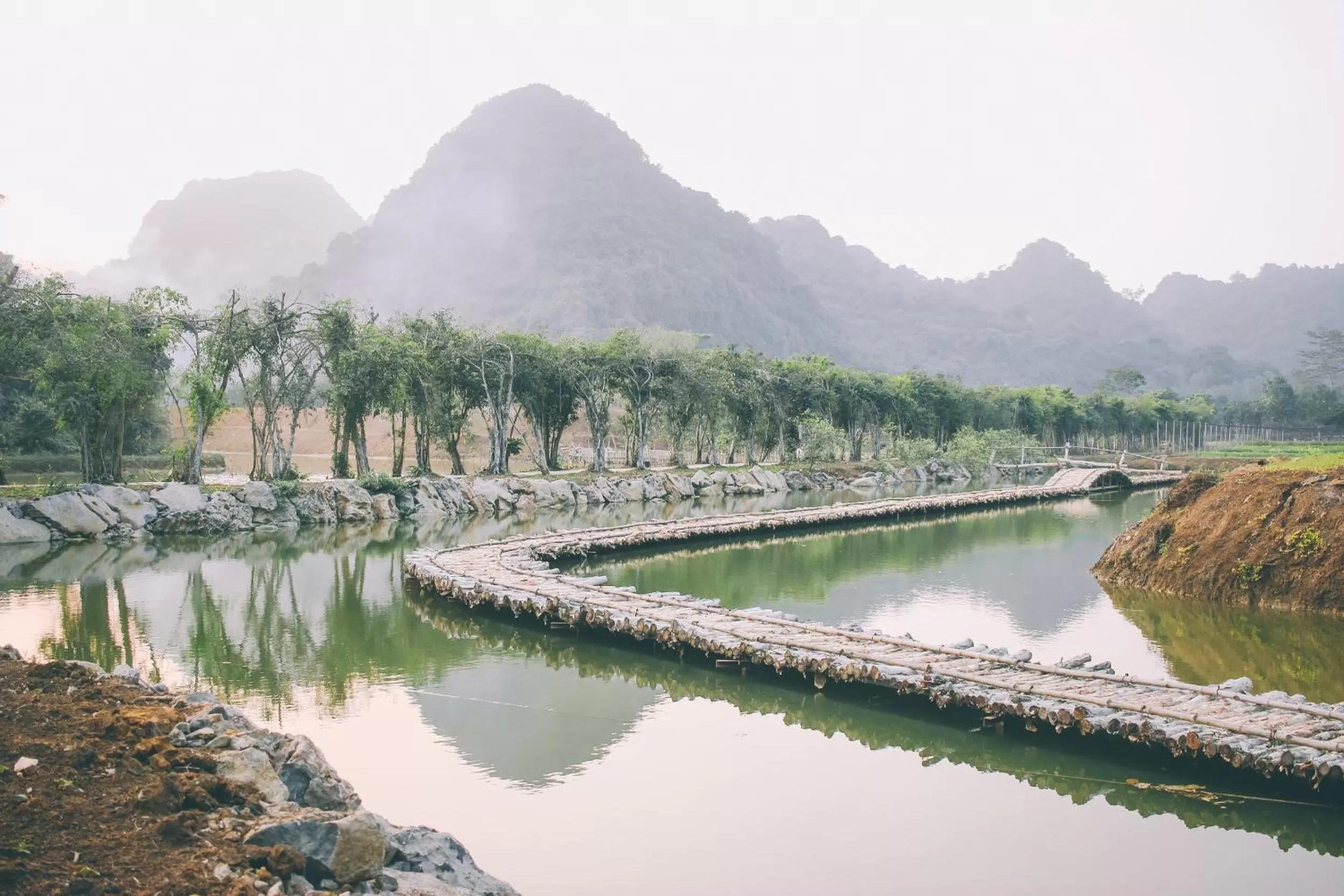 Natural landscape in Thung Nham Resort