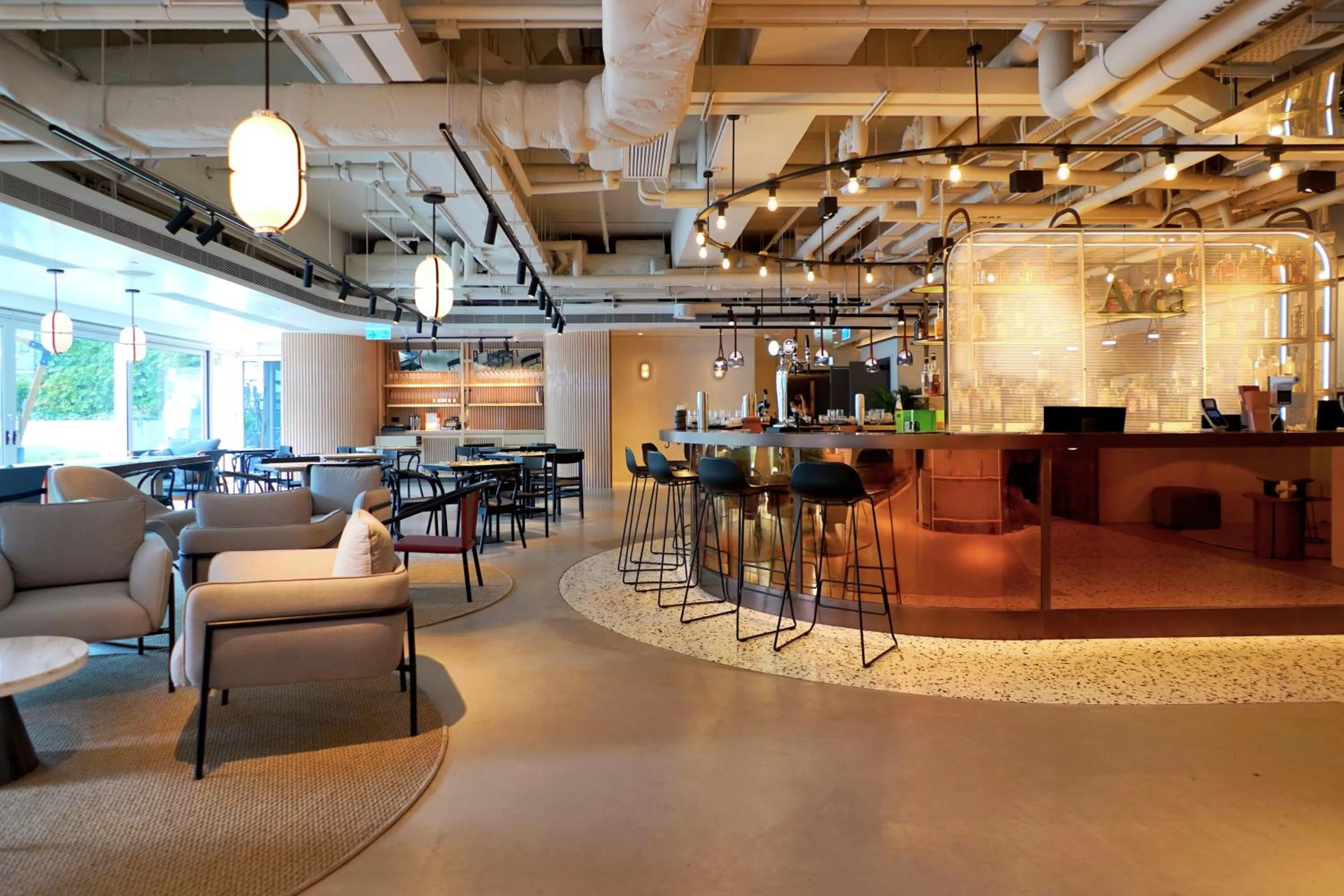 Lobby or reception in the Arca