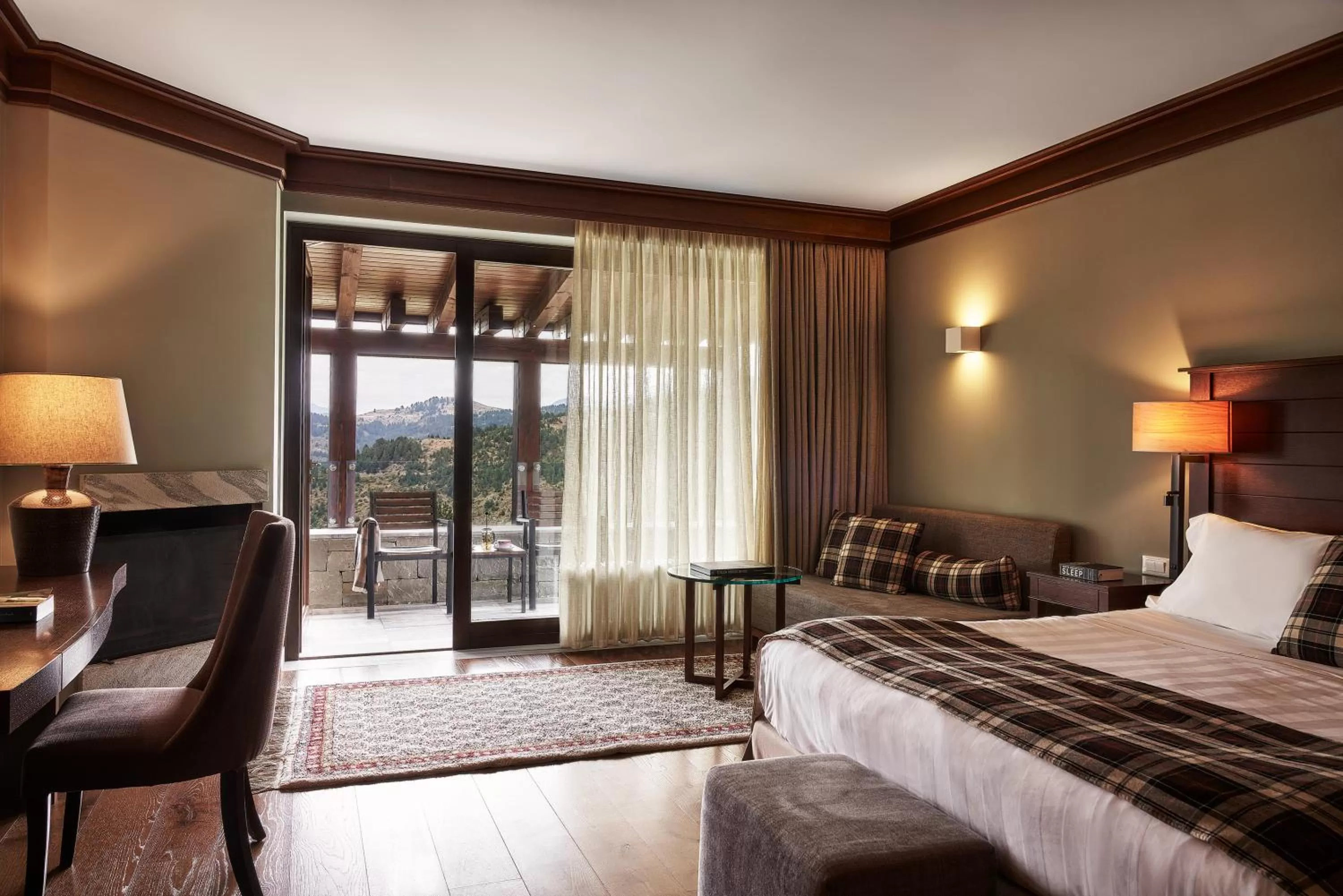 Photo of the whole room, Bed in Grand Forest Metsovo - Leading Hotels of the World
