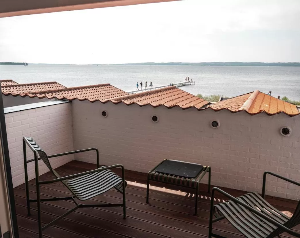 Balcony/Terrace in Langhoff & Juul Boutique Hotel og Restaurant