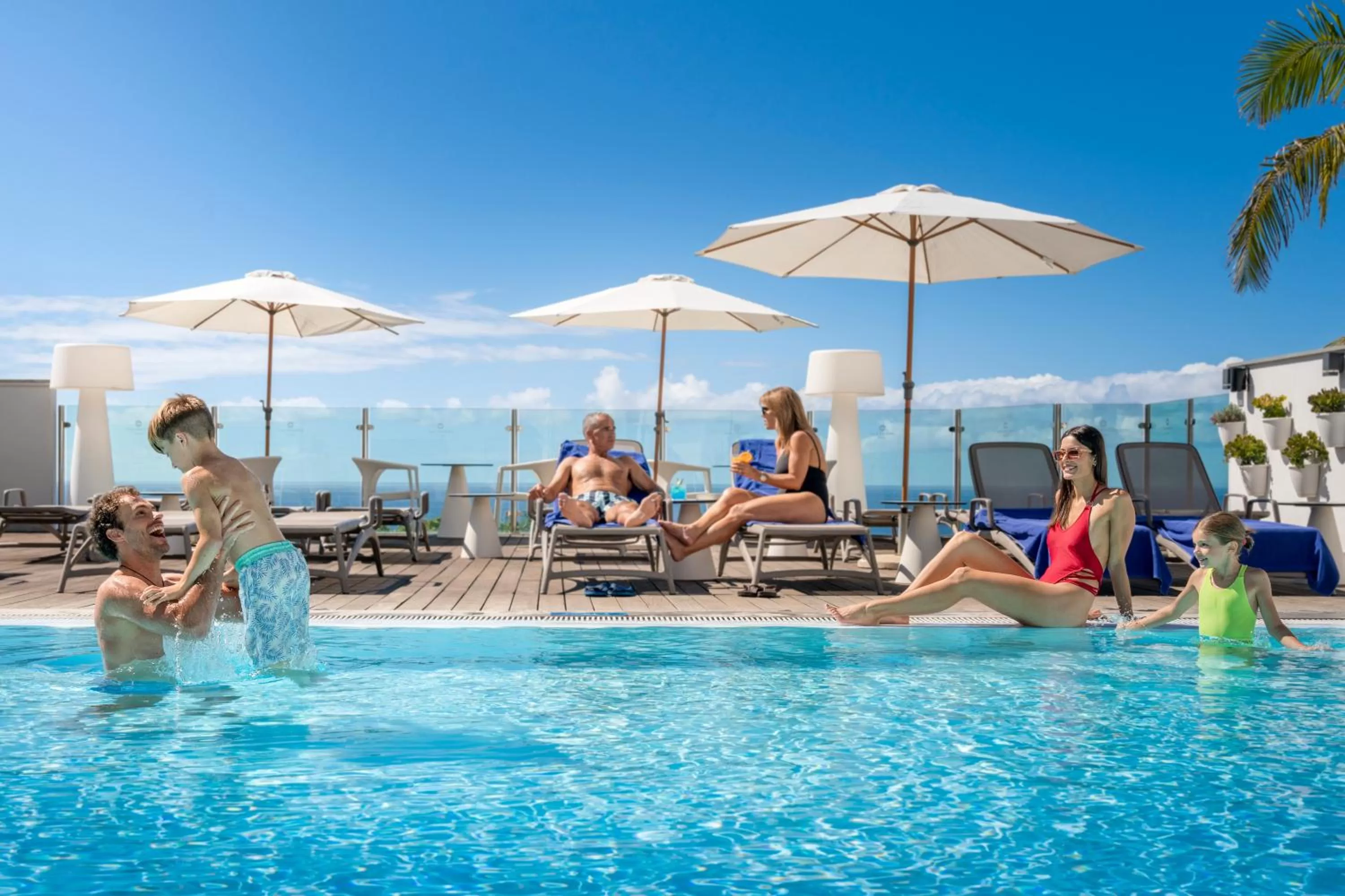 Pool view in Vila Baleira Funchal