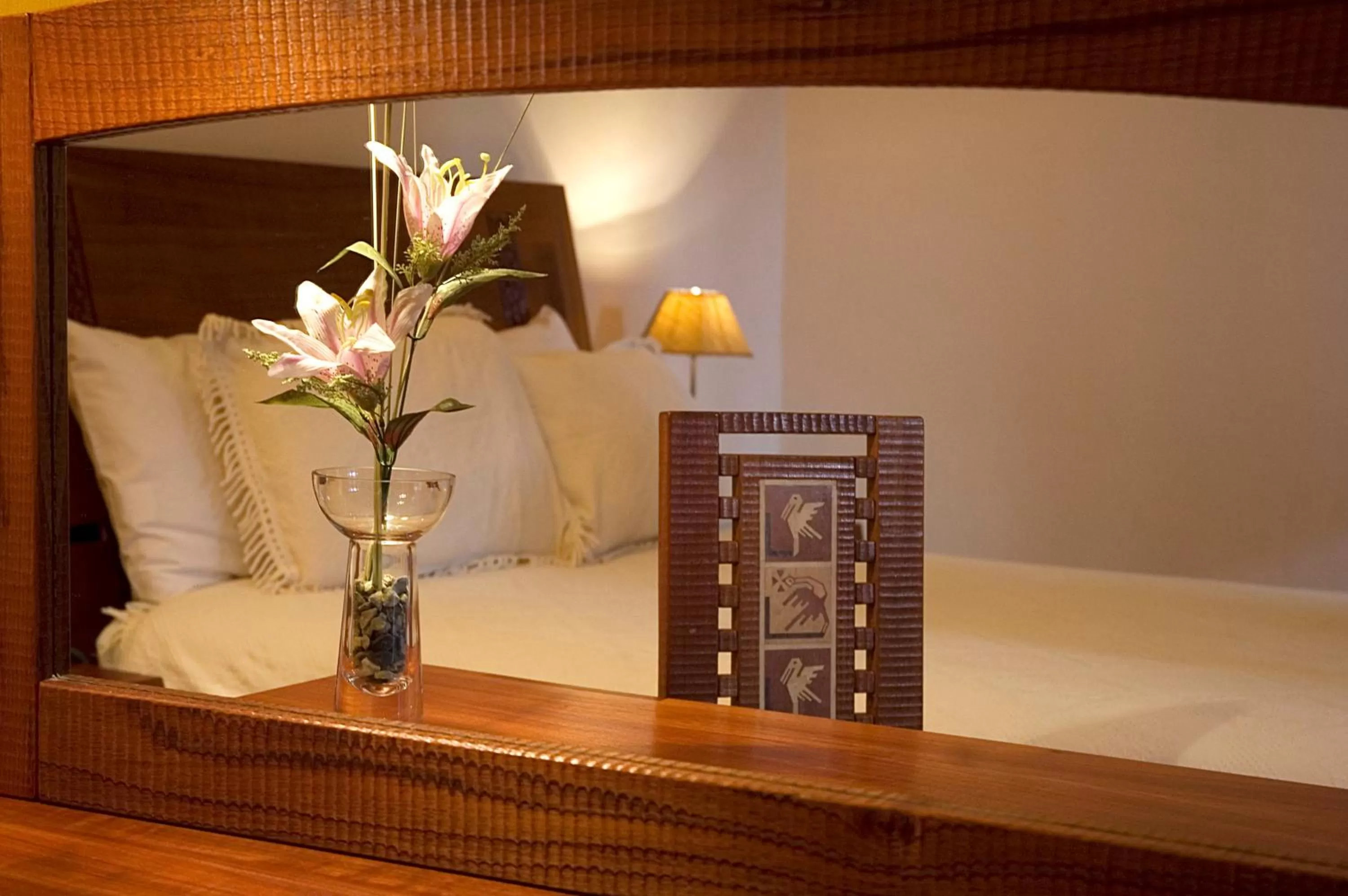 View (from property/room), Bed in Hotel Villa Antigua