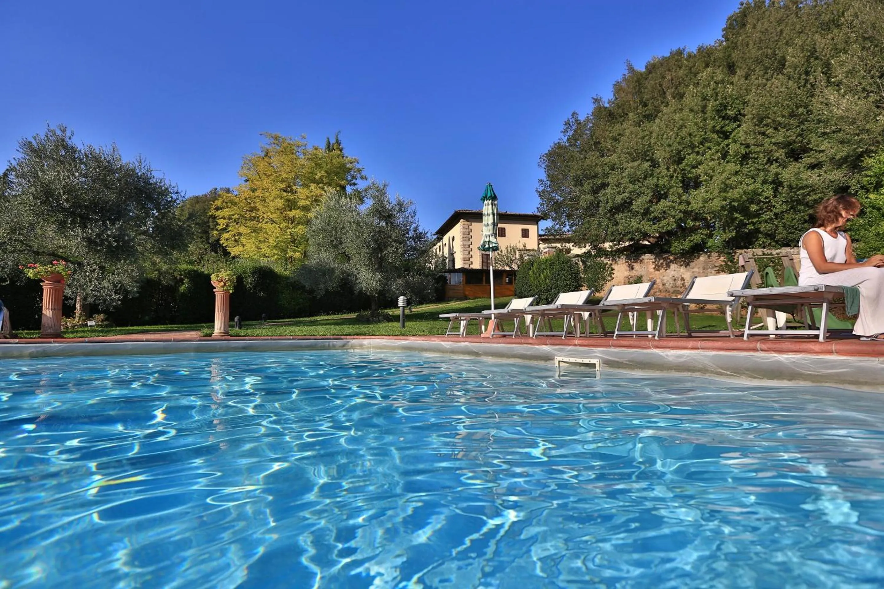 Swimming pool in Hotel Villa San Lucchese
