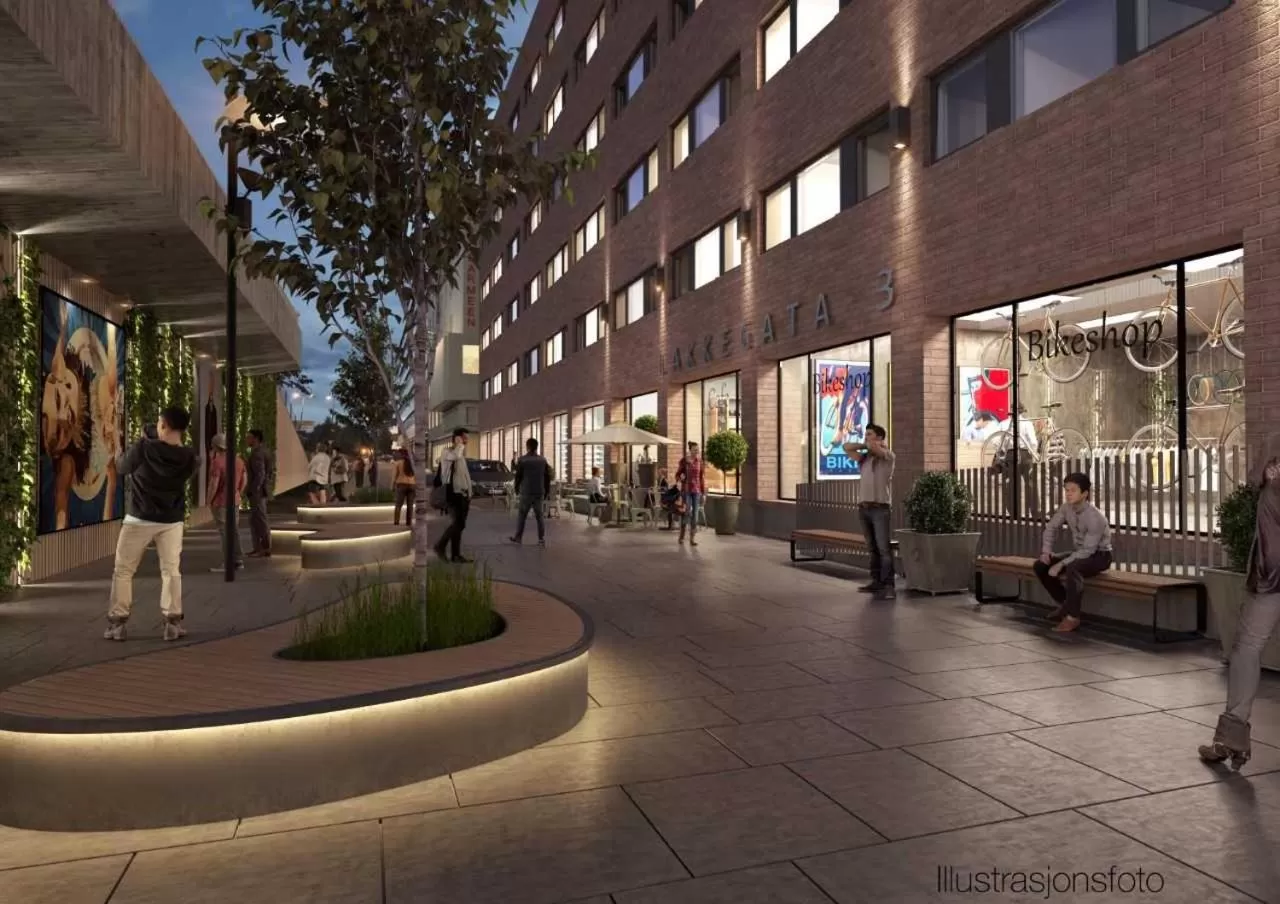 Property building in Forenom Aparthotel Oslo