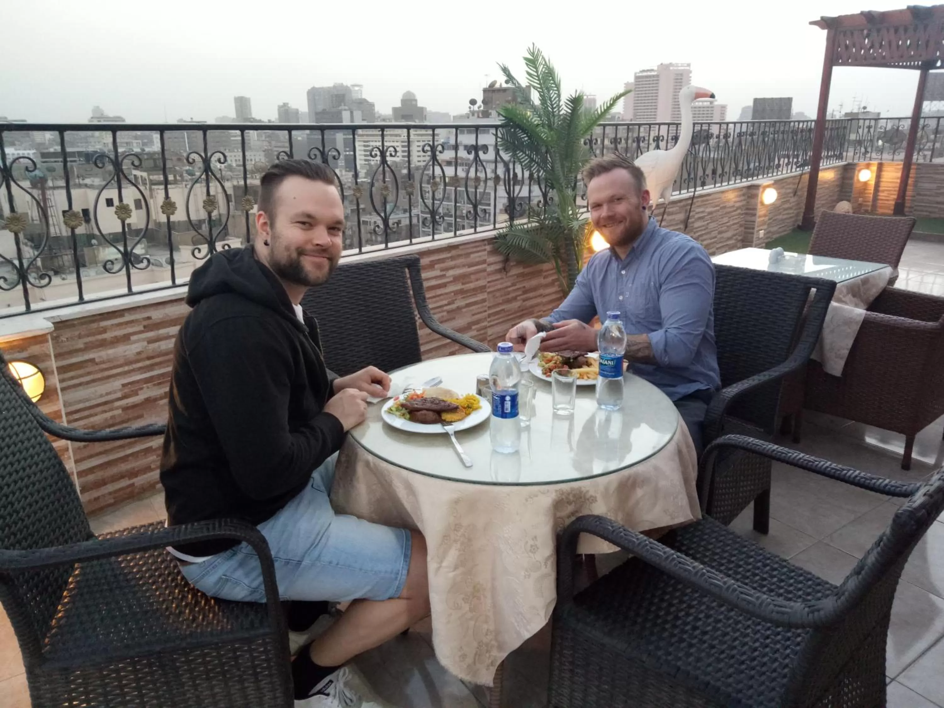 Dining area in Amin Hotel