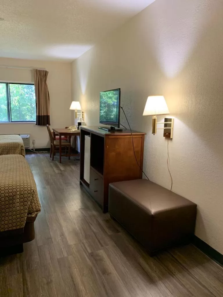 Bed in Days Inn by Wyndham Topeka