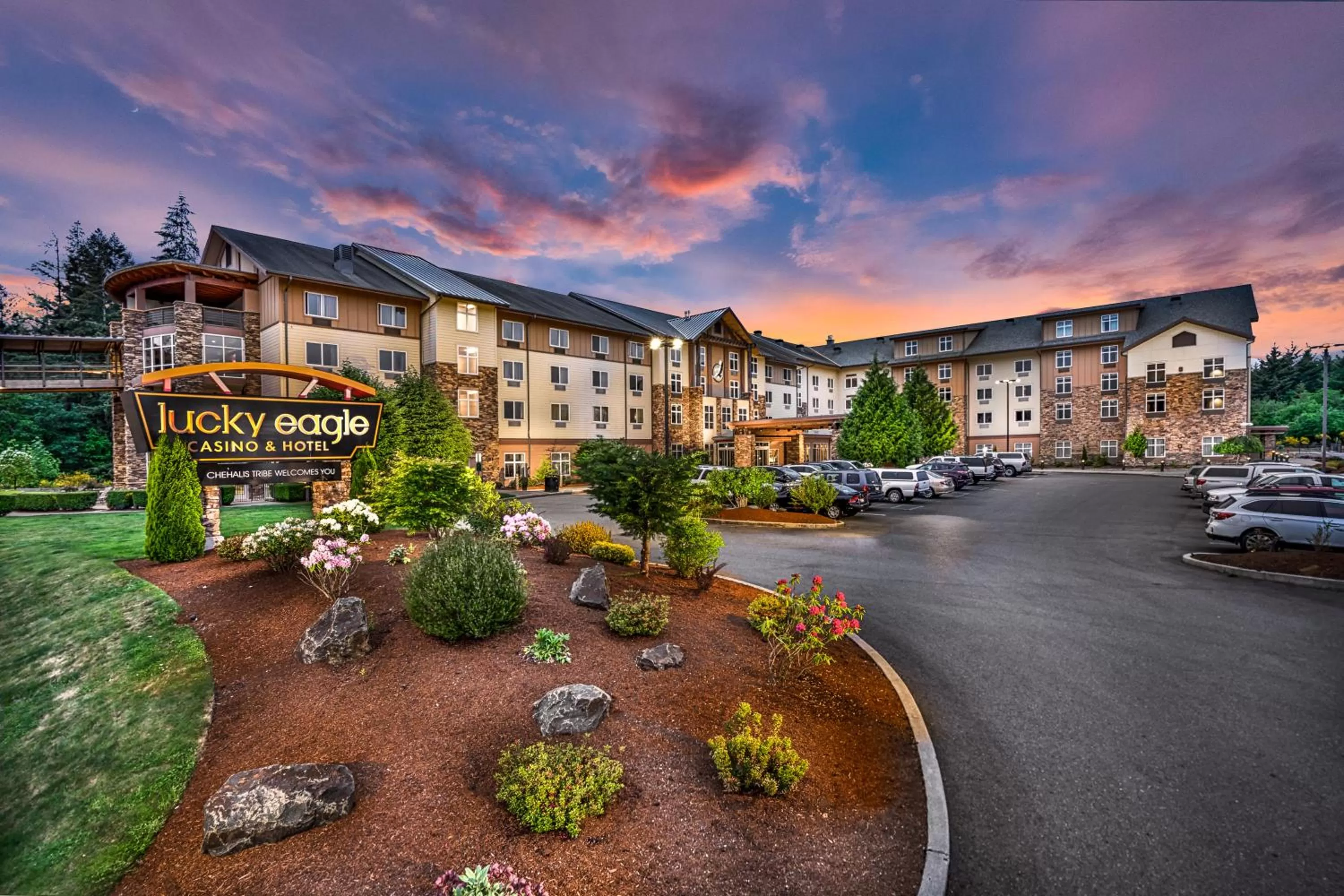 Facade/entrance in Lucky Eagle Casino & Hotel (Washington)