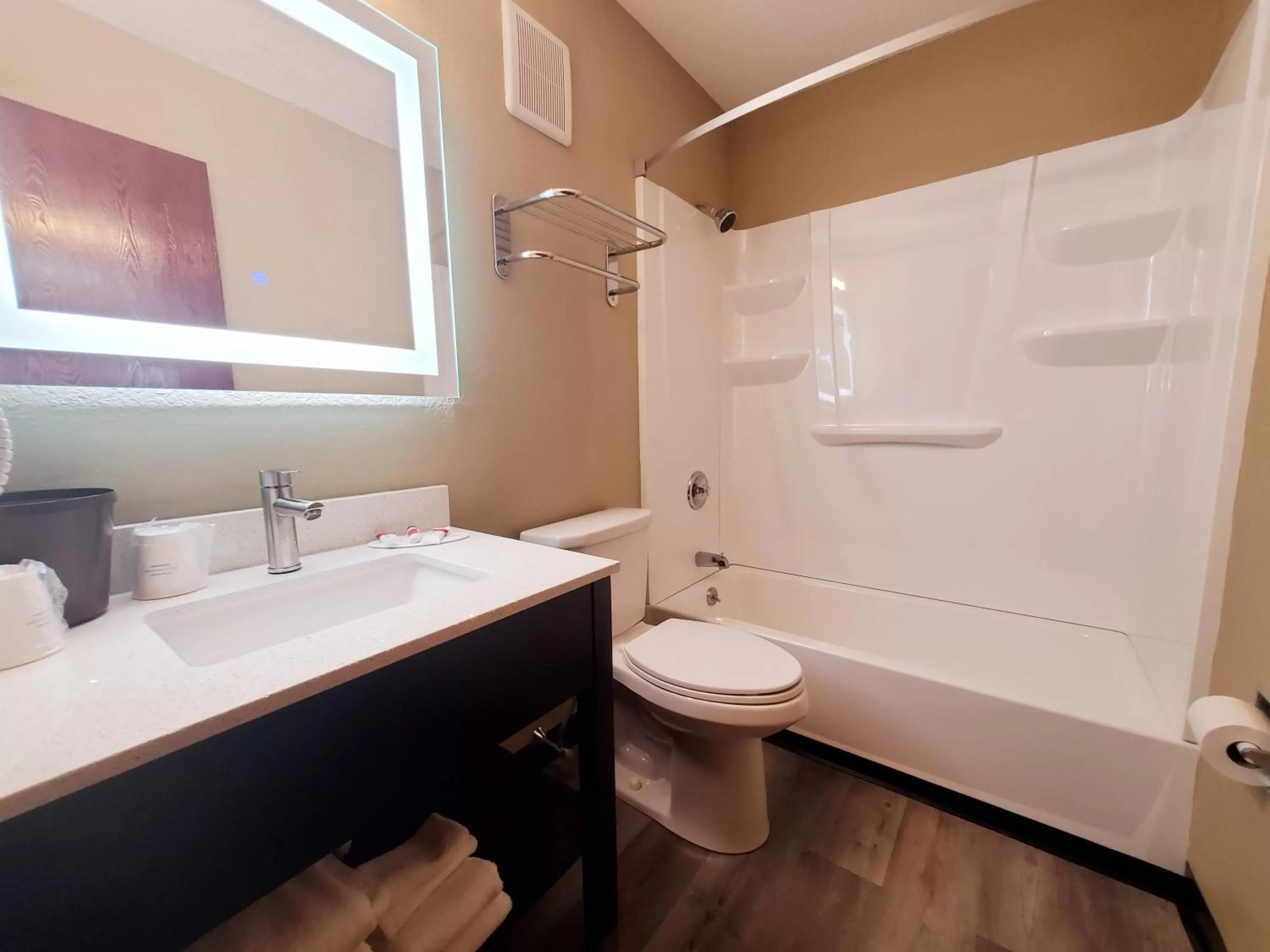Bathroom in Super 8 by Wyndham Amsterdam