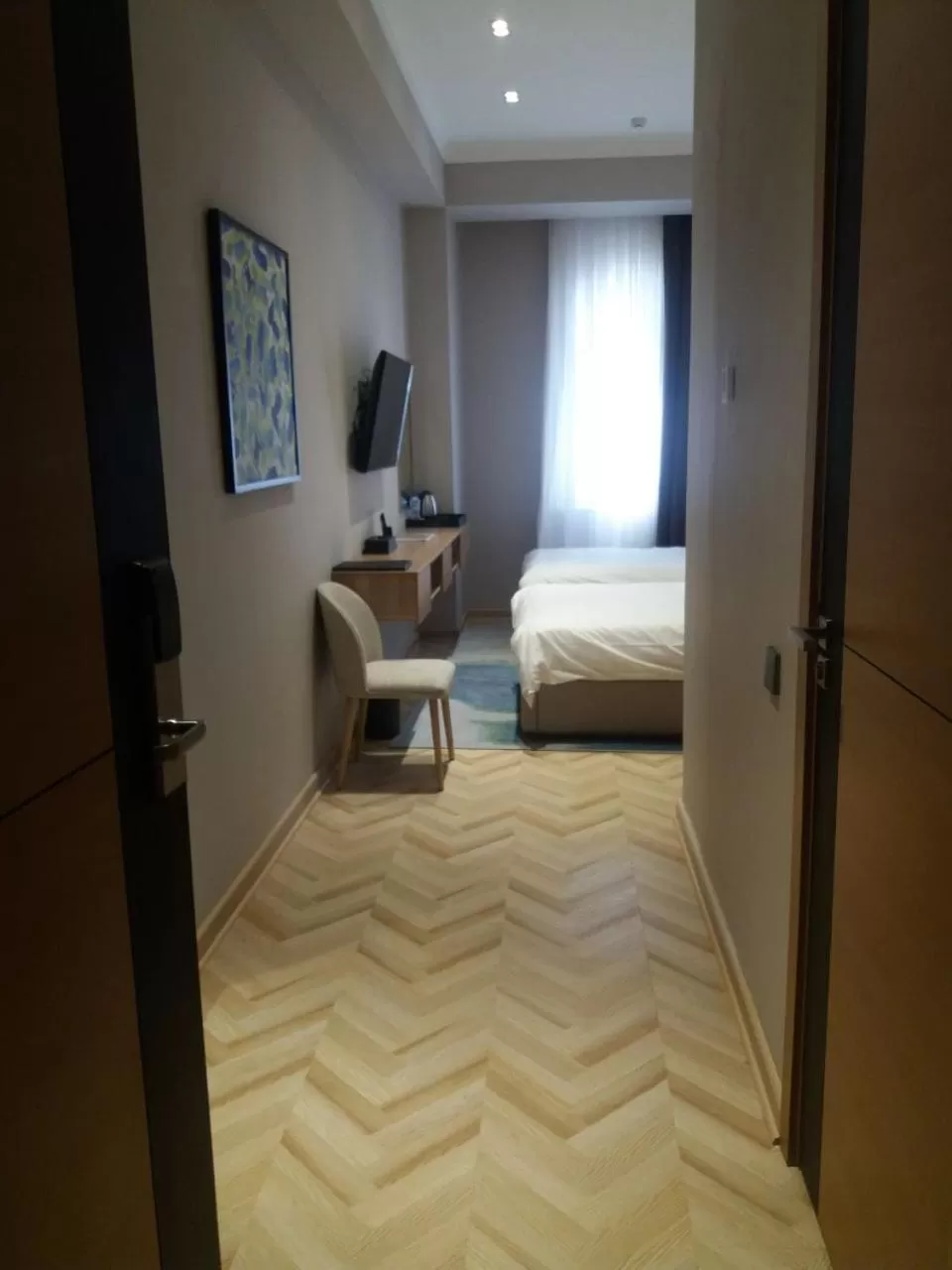 Bed in Termez Palace Hotel & Spa