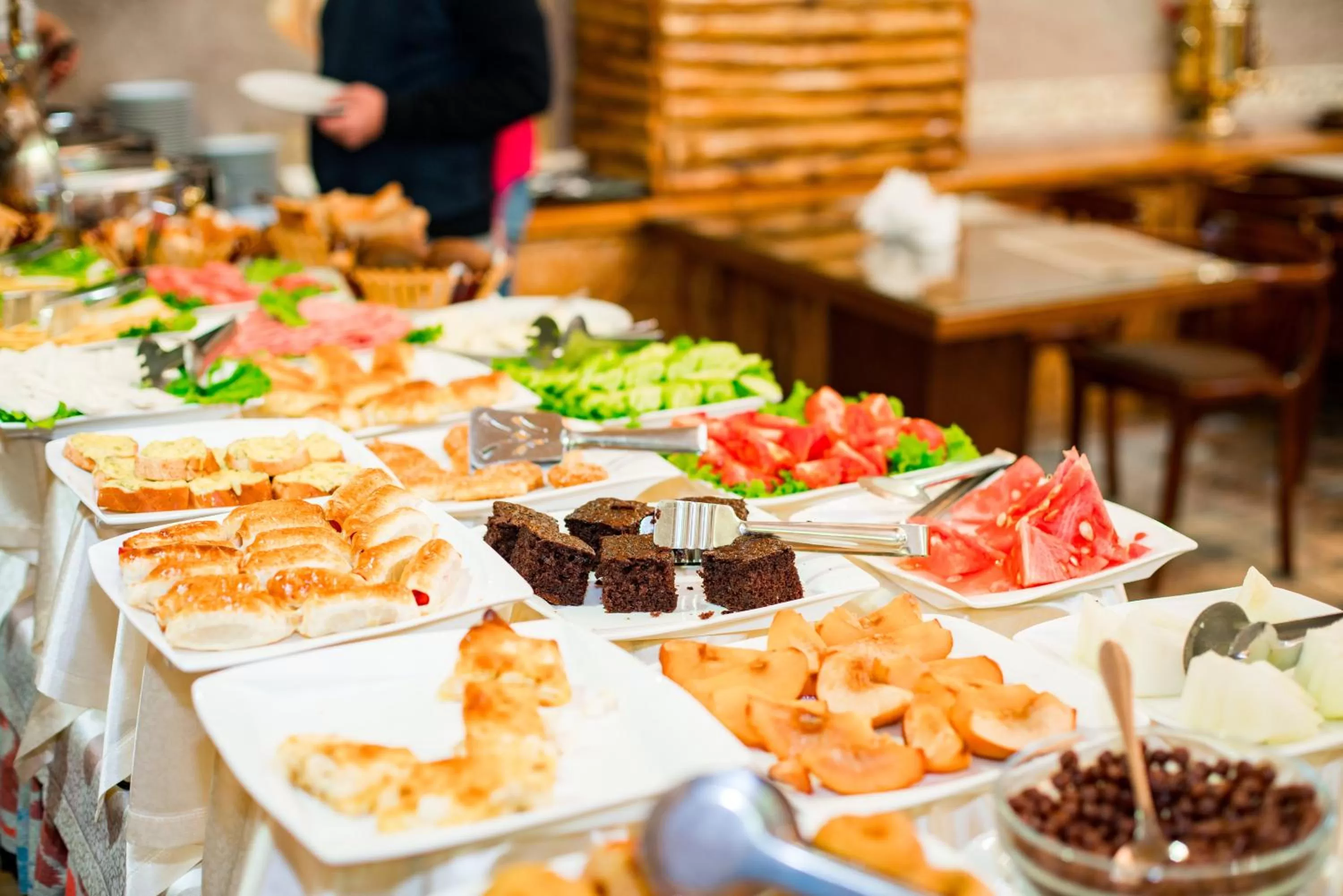 Food and drinks in Hotel Malika Bukhara