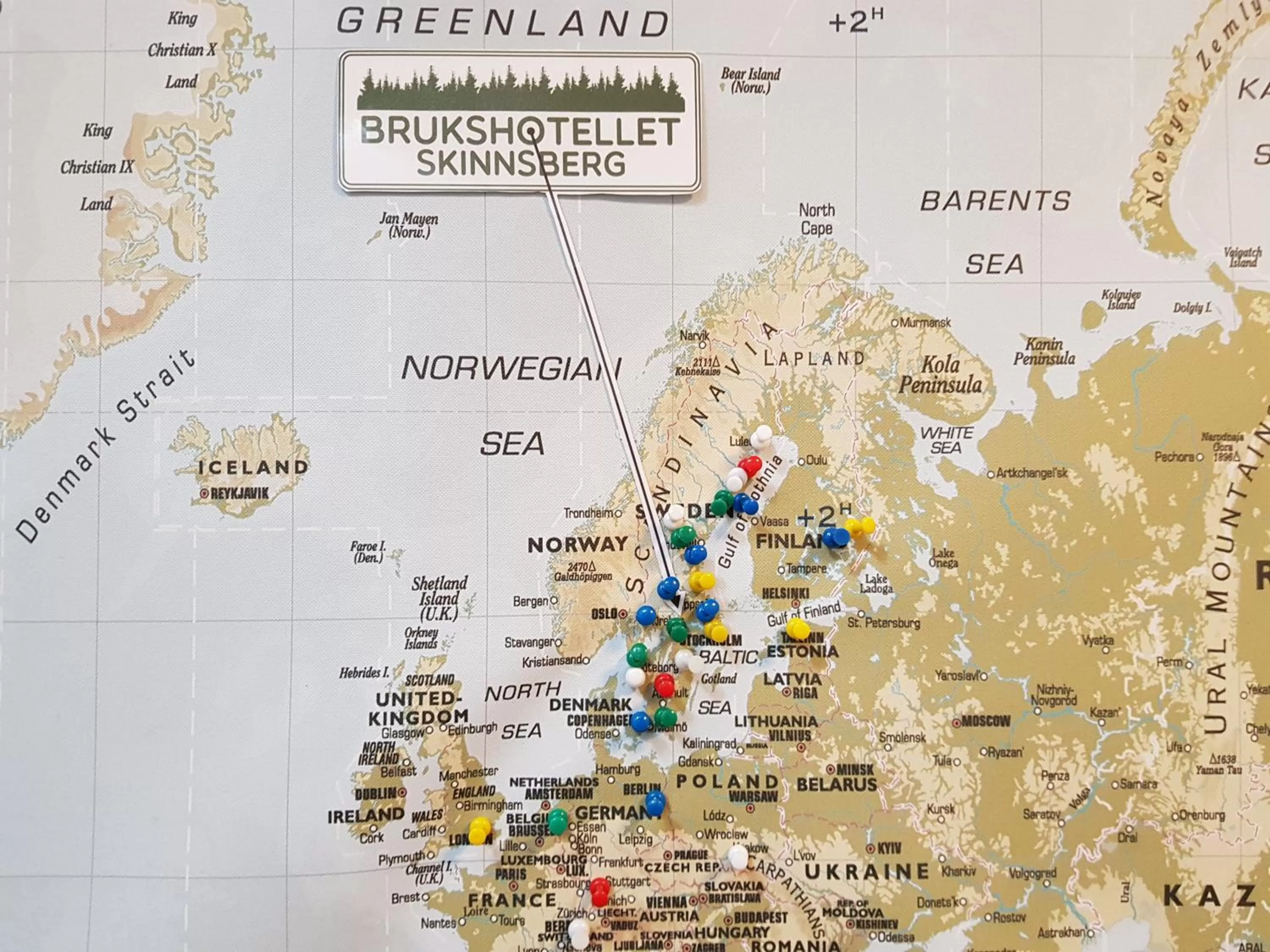 Decorative detail in Brukshotellet Skinnsberg