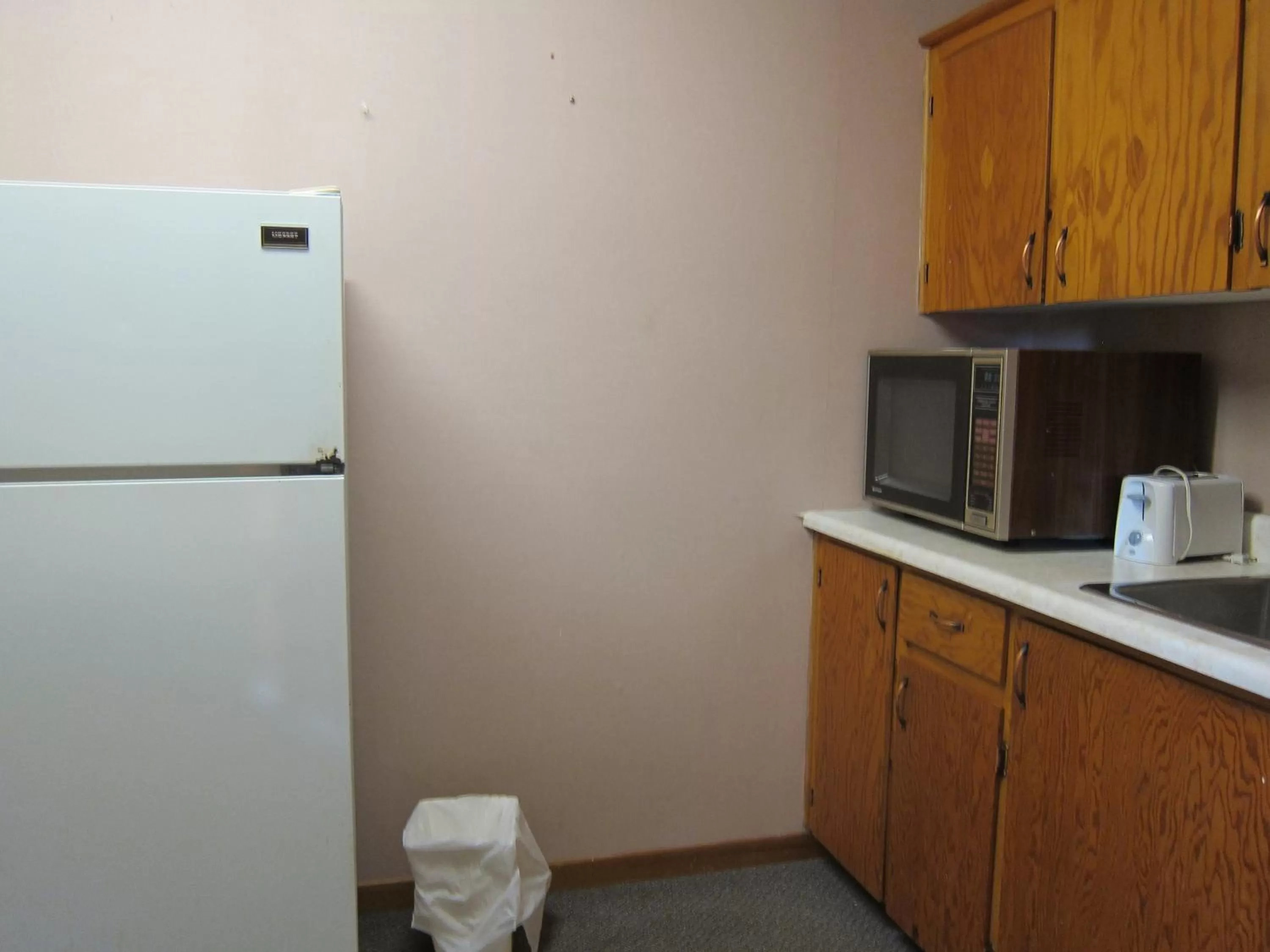 Kitchen or kitchenette in Shine Motel