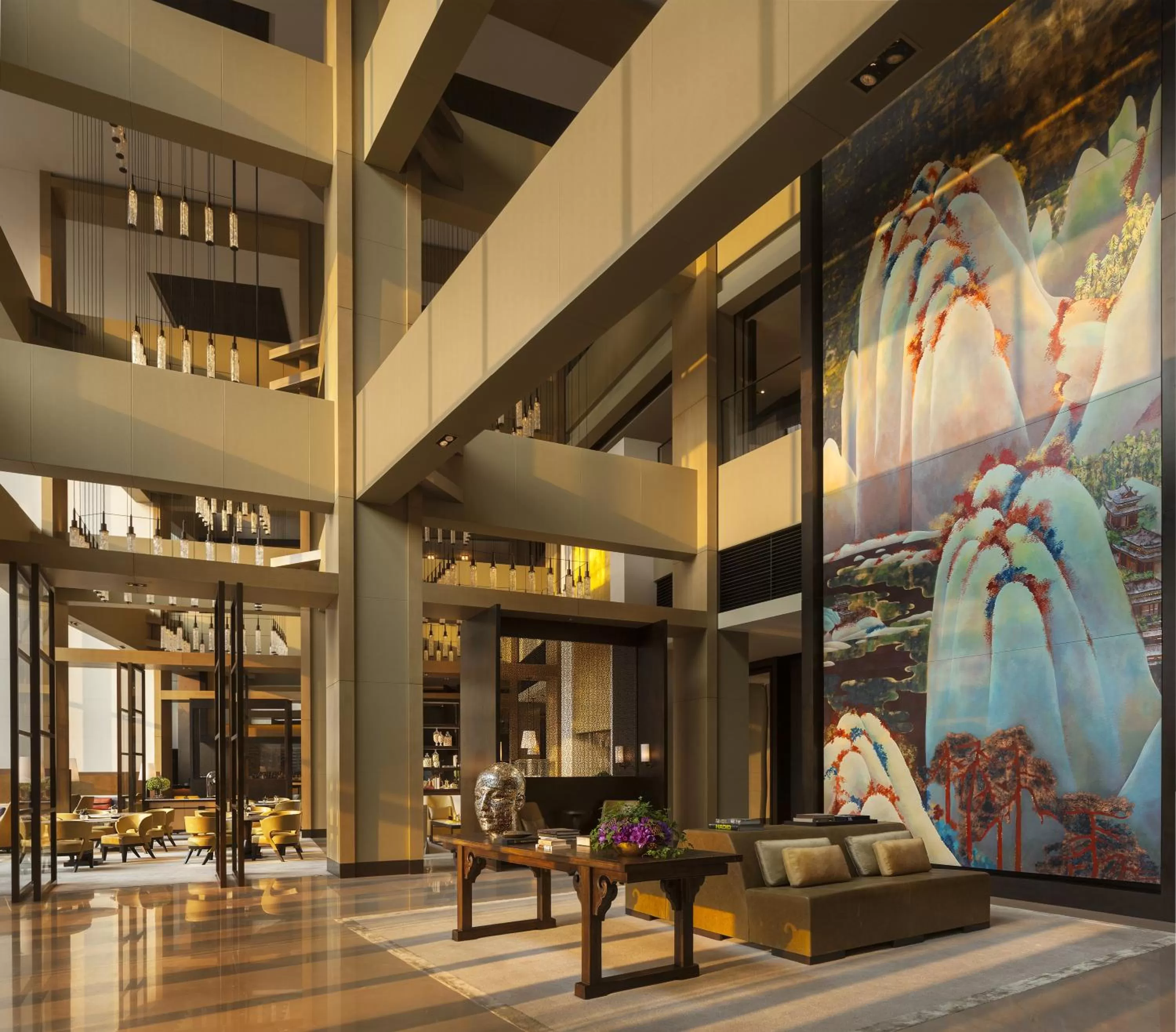 Lobby or reception in Rosewood Beijing