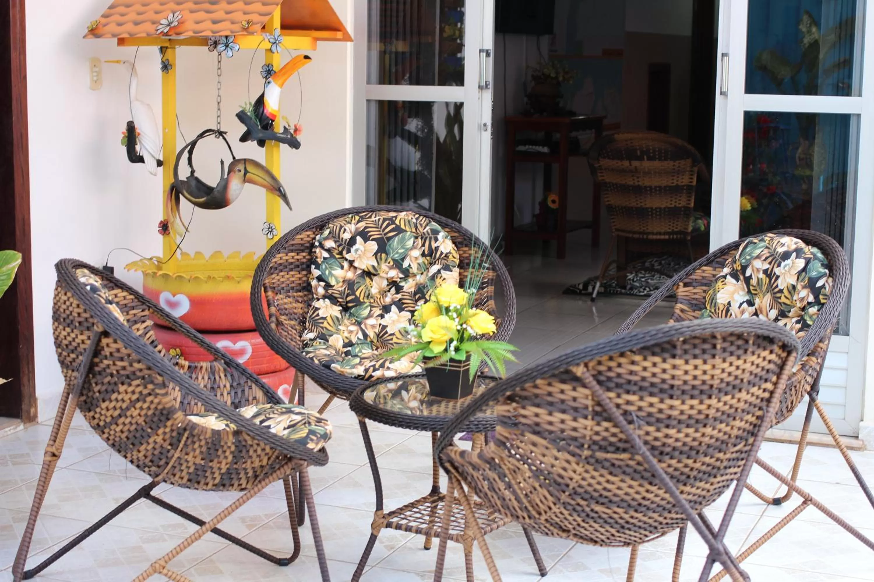 Patio in Pousada Casa do Ivo Santarém