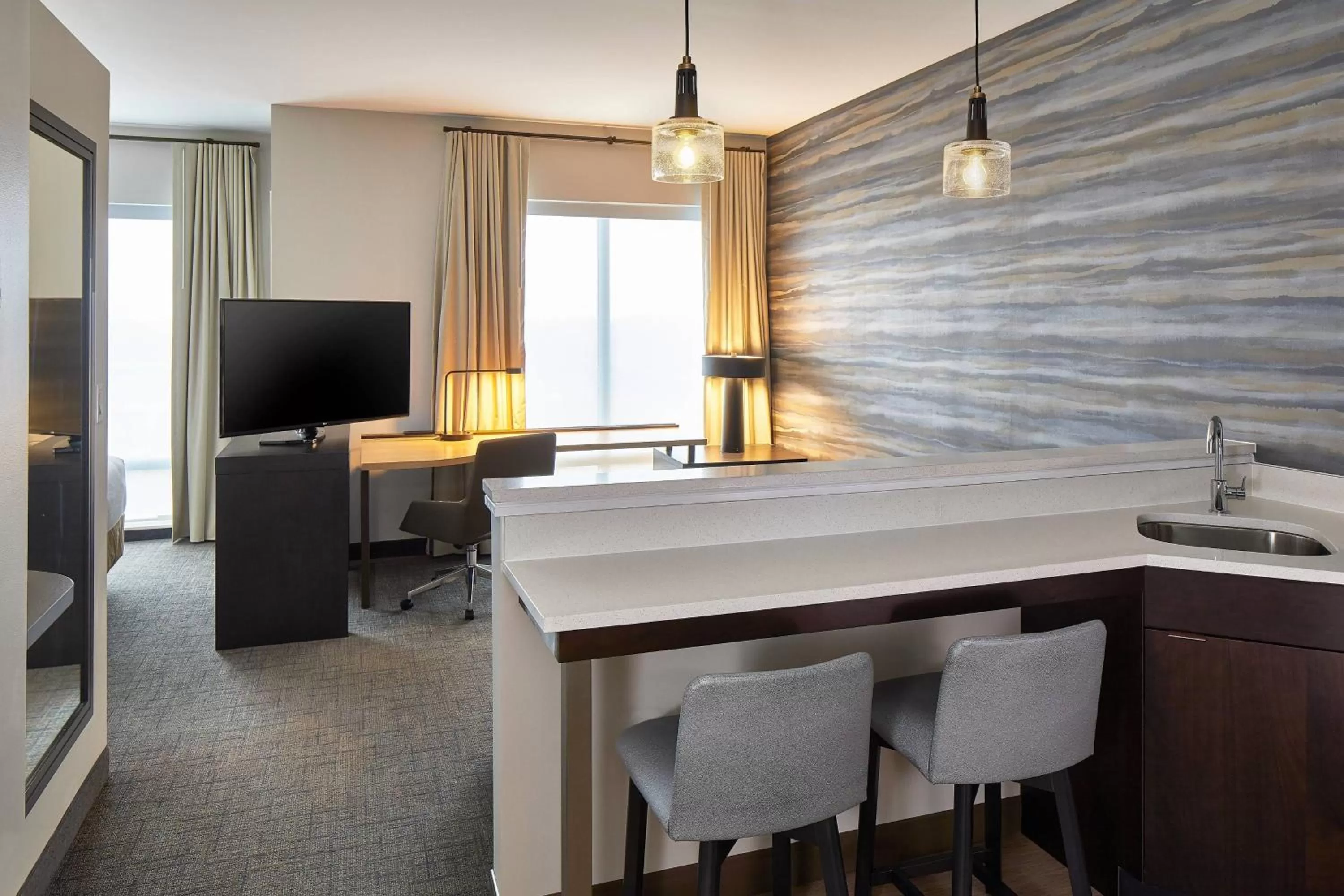 Living room in Residence Inn by Marriott Albany Airport