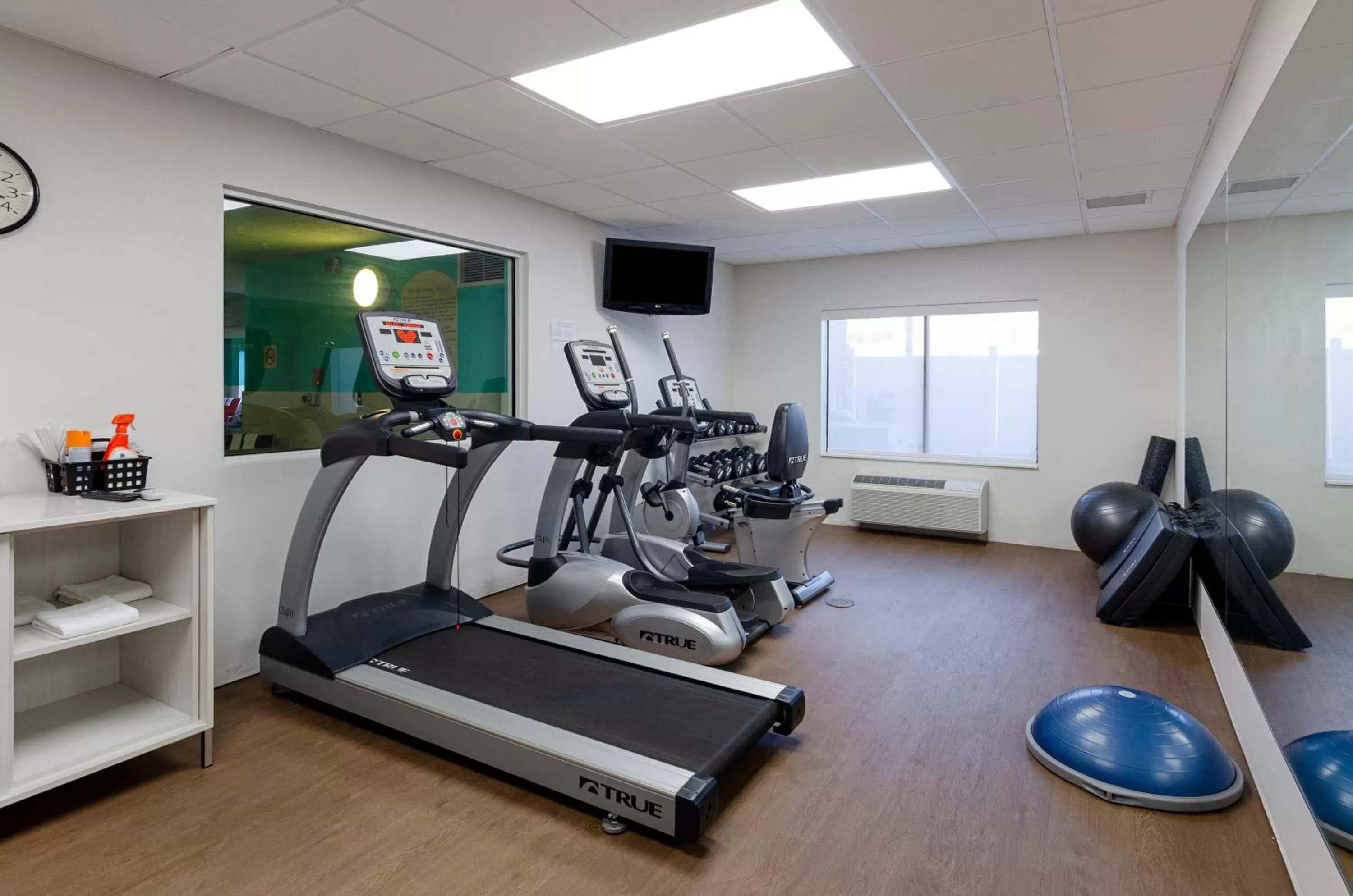 Fitness centre/facilities in Holiday Inn Express Hotel & Suites Weston by IHG