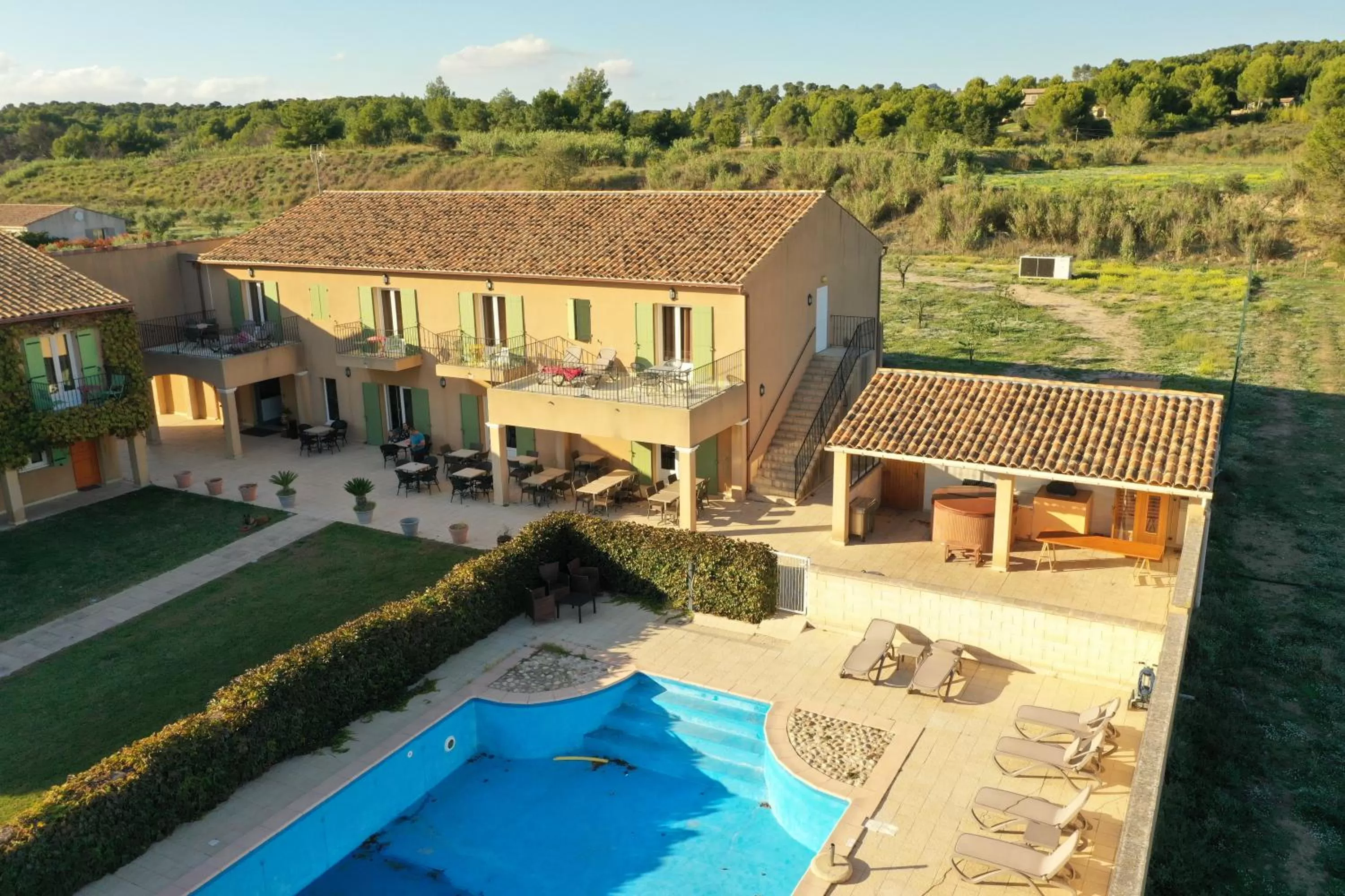 Balcony/Terrace in Hotel Terriciaë aux portes de Maussane les Alpilles