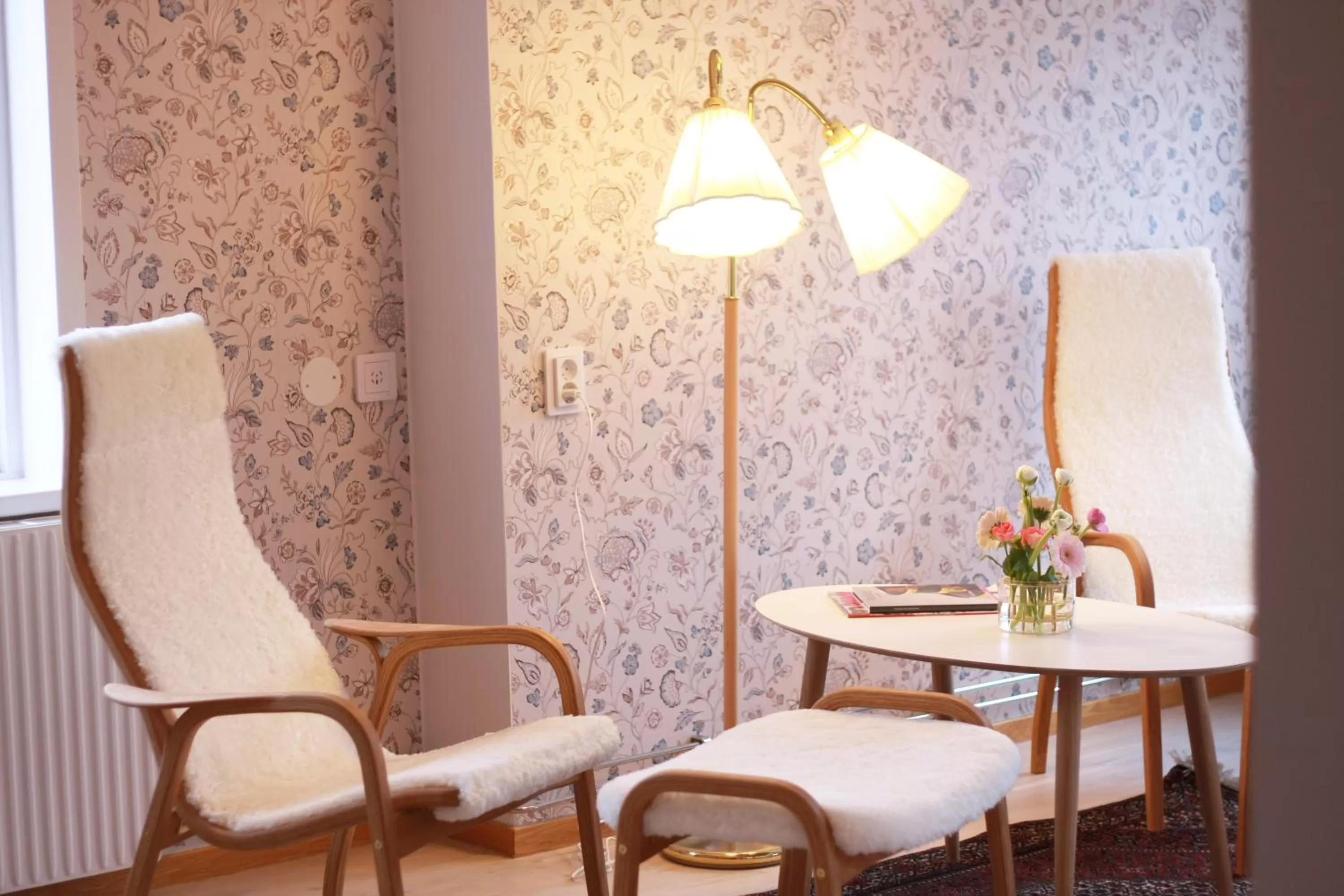 Seating area in Hotell Conrad