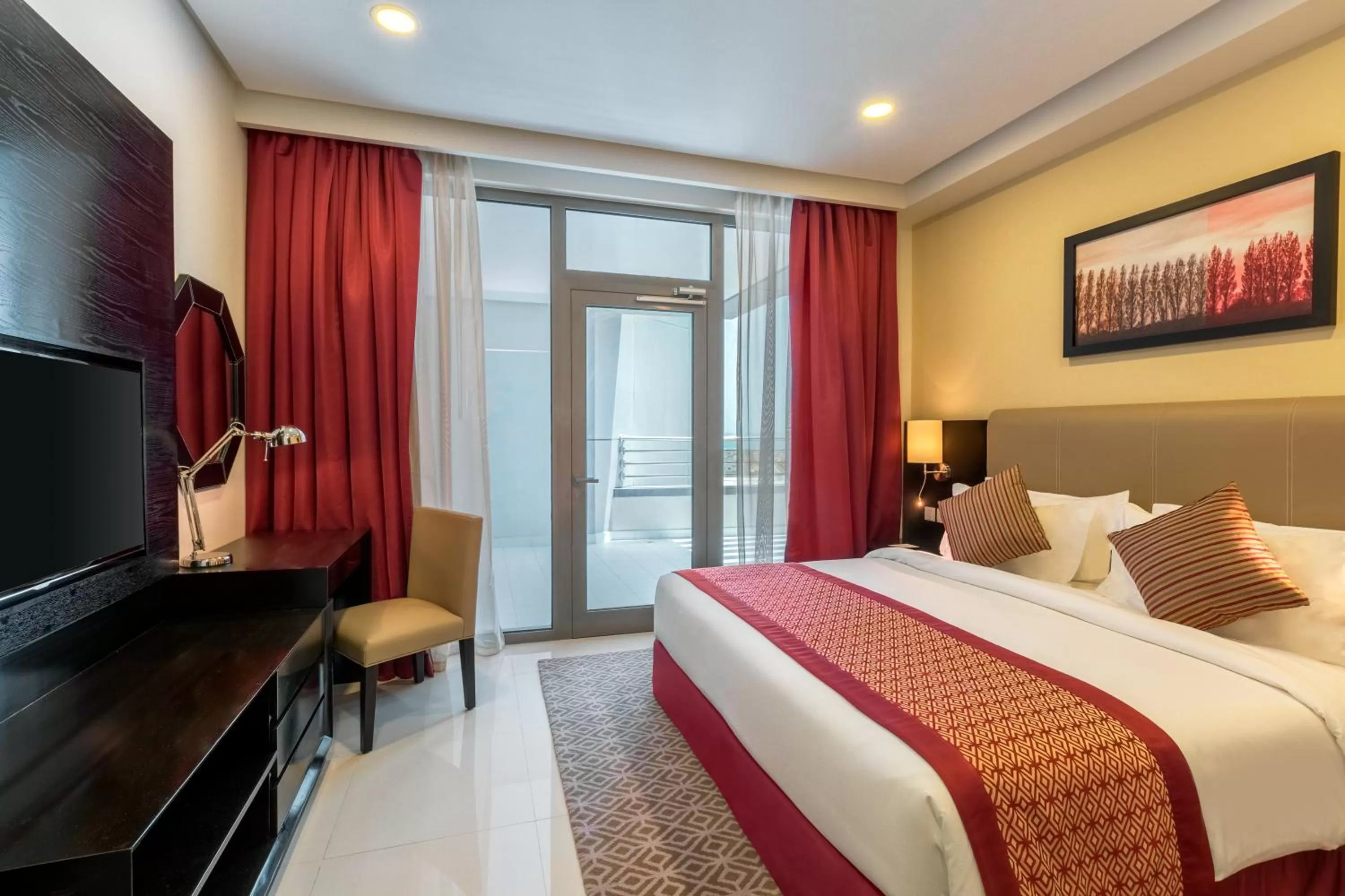 Bedroom, Bed in Ramada Hotel and Suites Amwaj Islands