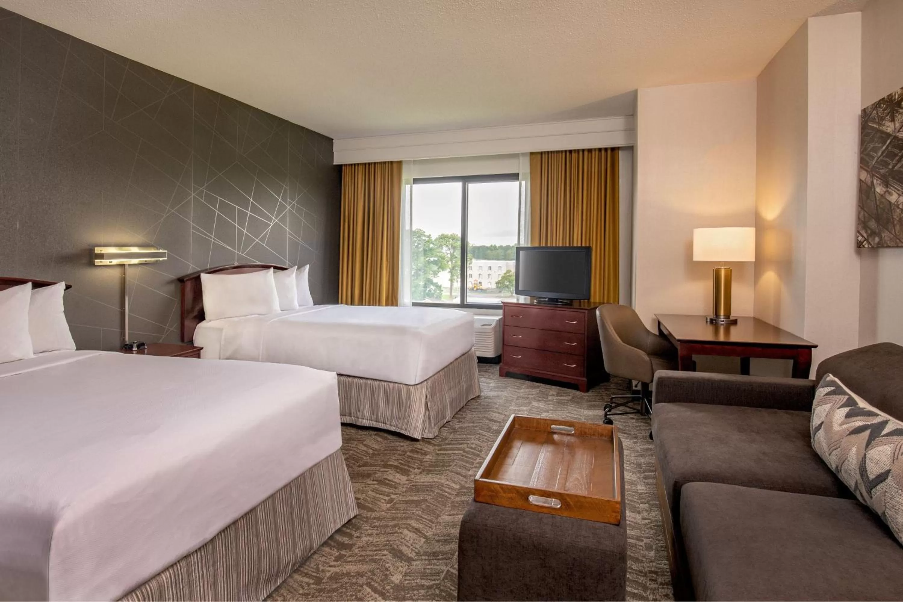Photo of the whole room, Bed in SpringHill Suites by Marriott Norfolk Virginia Beach