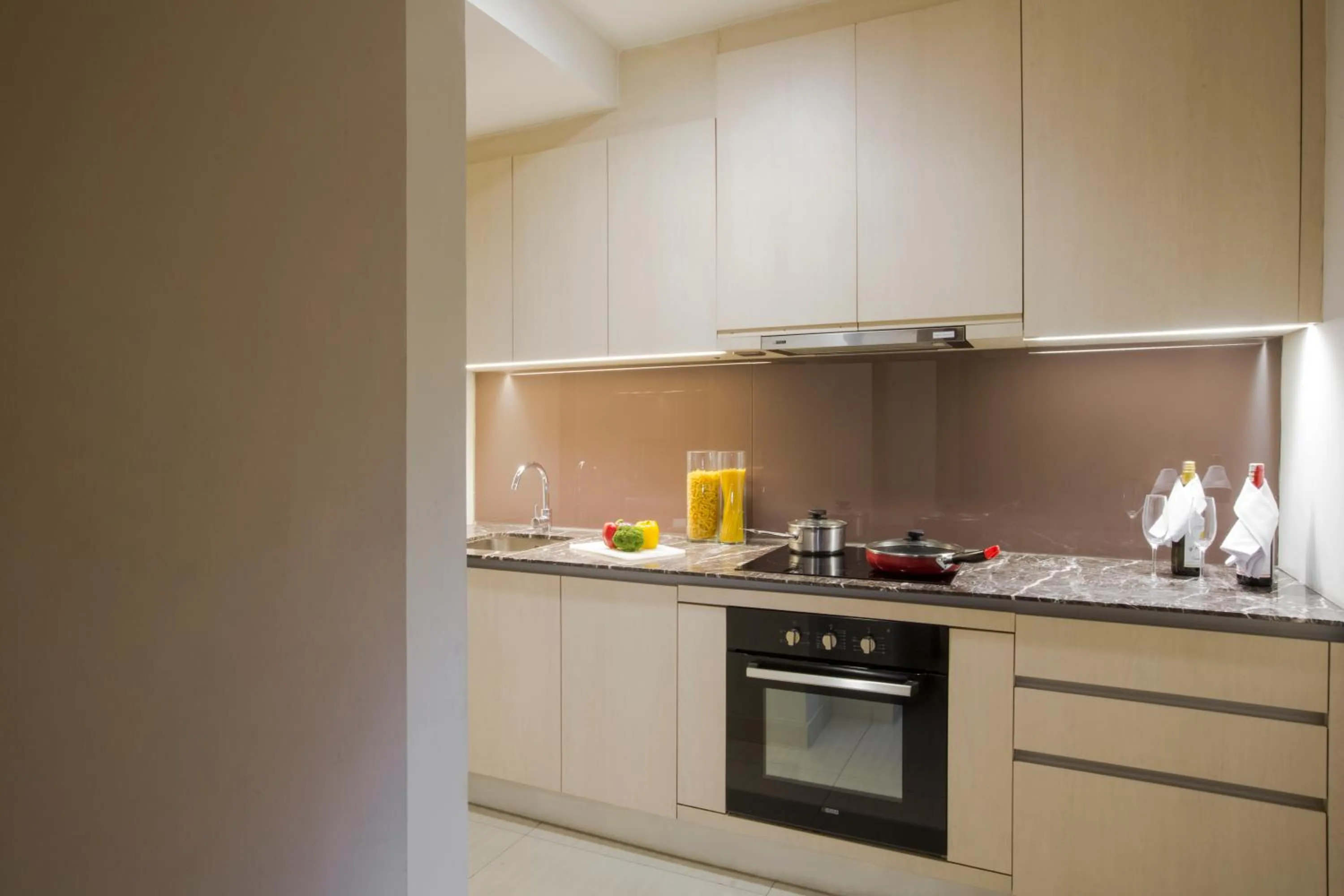 Kitchen or kitchenette in Ascott Waterplace Surabaya
